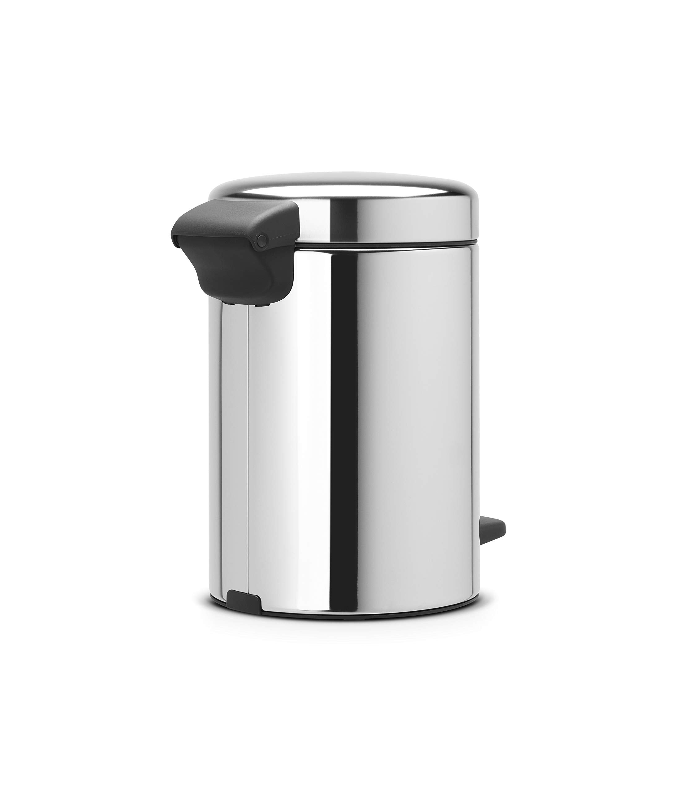 Brabantia NewIcon Pedal Bin - 3 L Capacity | Brilliant Steel Finish | Soft-Closure Lid 4