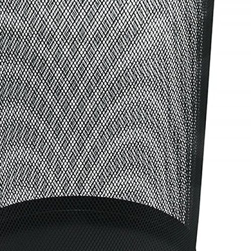 Q-Connect Mesh Waste Basket KF00871 - 19L Capacity | Black Metal | Durable 3