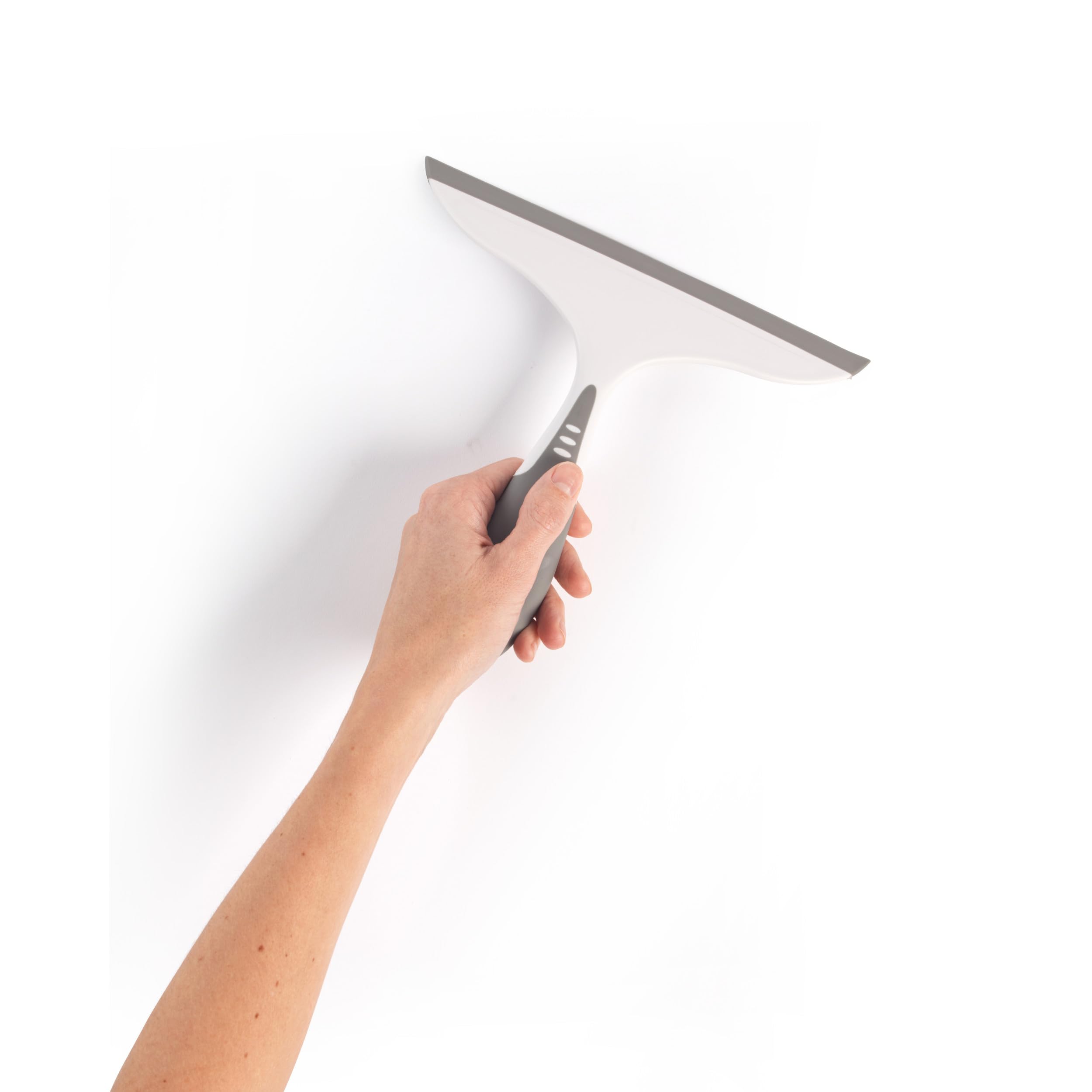 Beldray Anti-bac Shower Squeegee - Streak-Free Cleaning for Windows & Tiles | White Plastic 3
