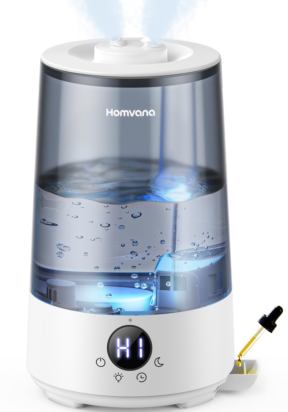 Homvana H101 3.6L Cool Mist Humidifier for Bedroom | Quiet Operation | 34-Hour Runtime 1