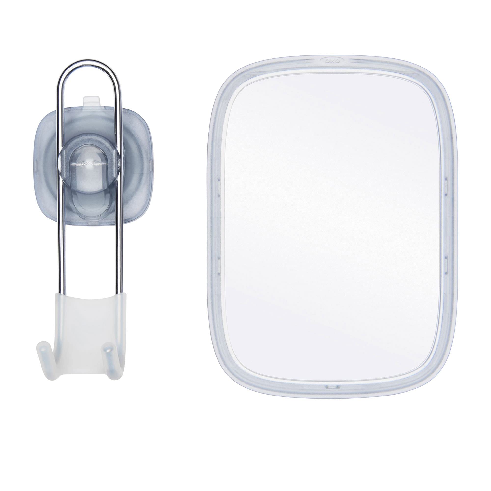 OXO Good Grips StrongHold Suction Fogless Shaving Mirror | 15.2 cm Round | Silver 4