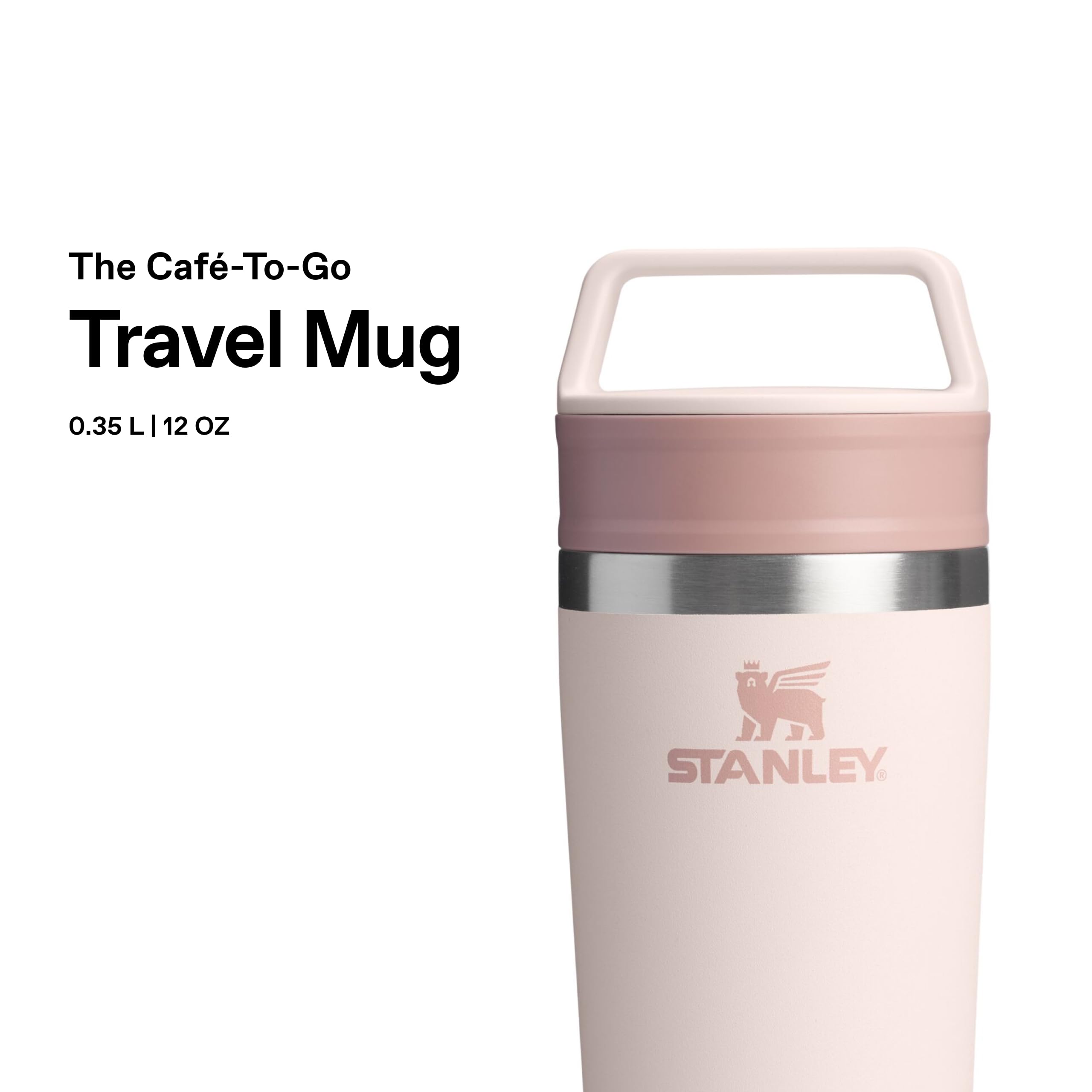 STANLEY 1913 Cafe to-Go Travel Mug - 0.35L | 4 Hours Hot | 24 Hours Cold with Ice 3