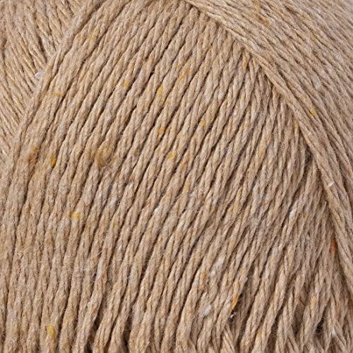 Utopia Crafts Re-Cotton Yarn - DK Double Knitting | 100g Light Taupe | 2mm Thickness 3