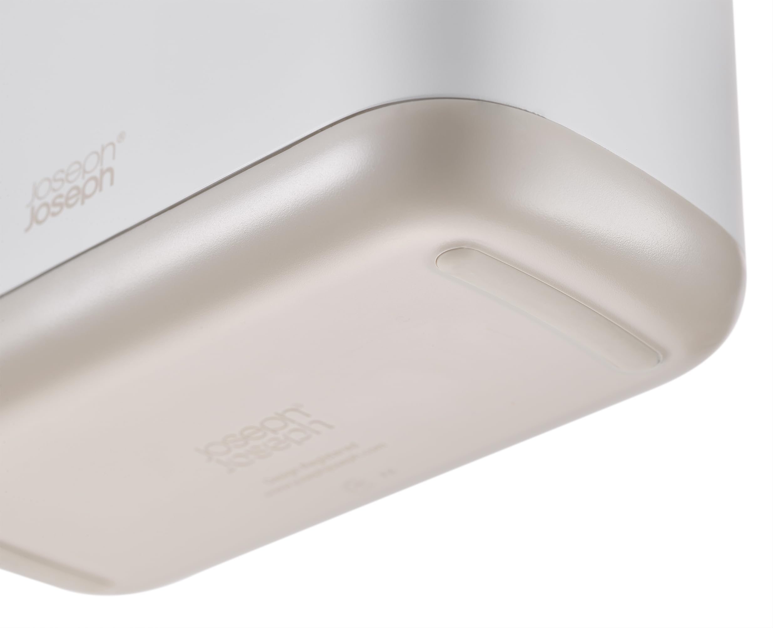 Joseph Joseph Easy-Store Toothbrush Holder Caddy - Ventilated Storage for Powered Brushes | Ecru 4