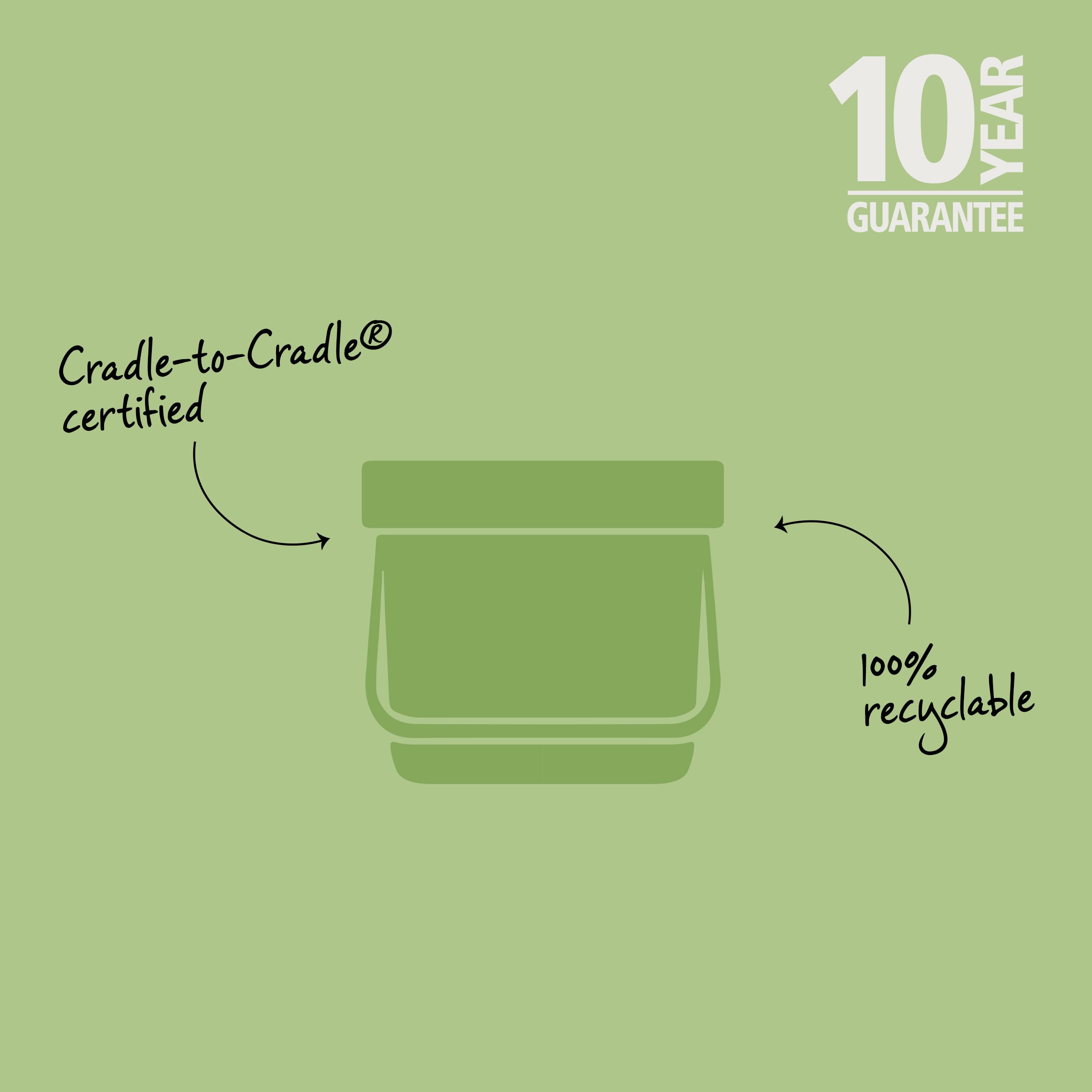 Brabantia Sort & Go Food Waste Bin - 3L Capacity | Jade Green | Space-Efficient Plastic 7