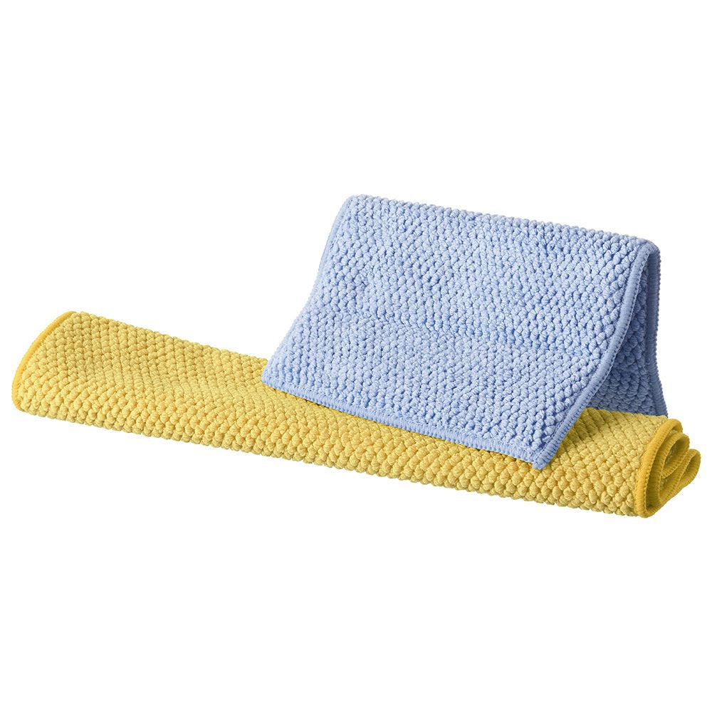 Spontex Microfibre Kitchen Kit - Removes 99% Bacteria, Washable 500 Times | 2 Count 2