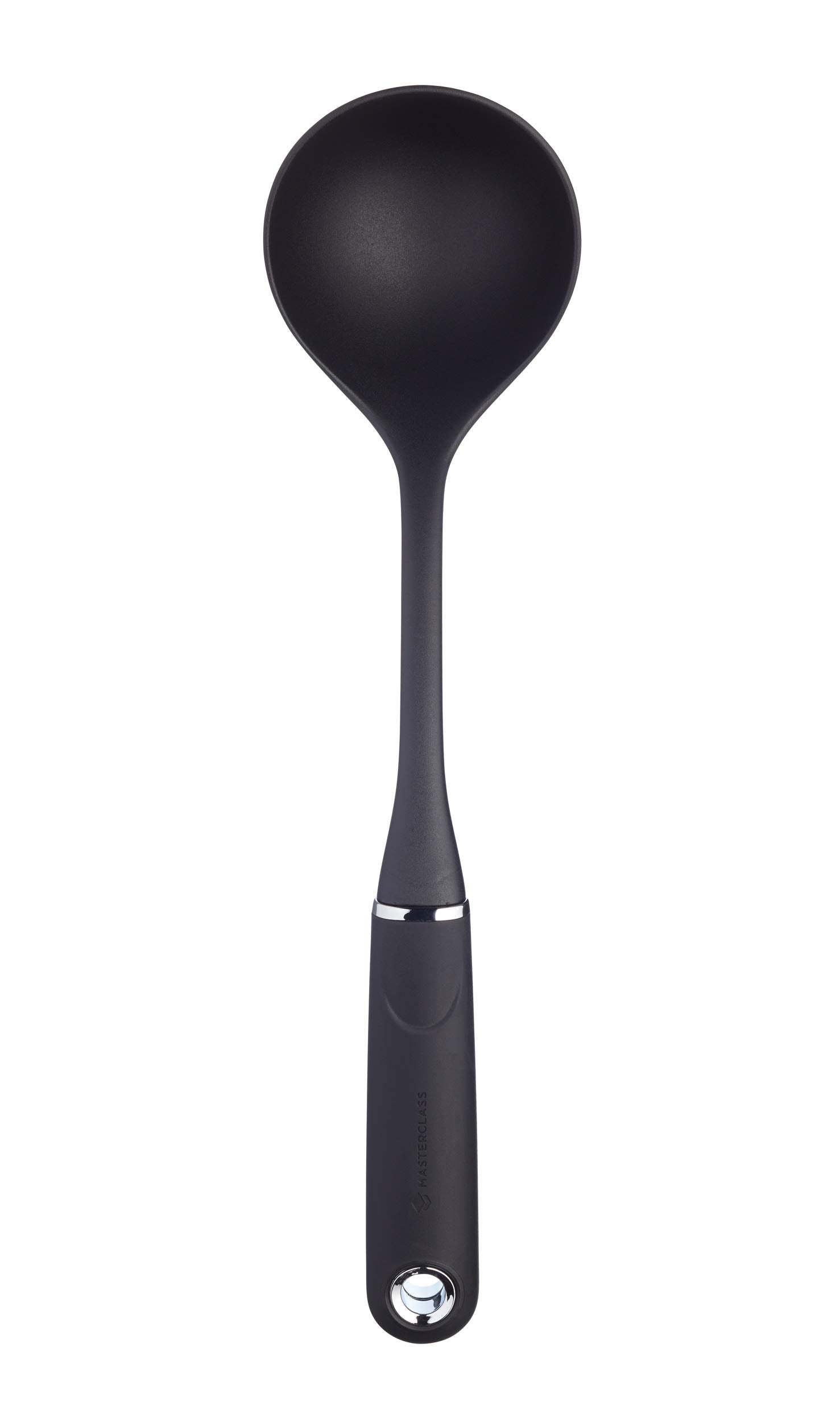 MasterClass Nylon Soup Ladle with Soft Grip Handle | 34 cm Length | Non-Stick Safe 1
