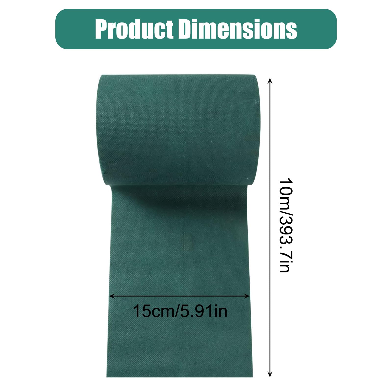 ASelected Self Adhesive Artificial Grass Tape - Green, 15 cm x 1000 cm, High Stickiness for Indoor/Outdoor Use 2