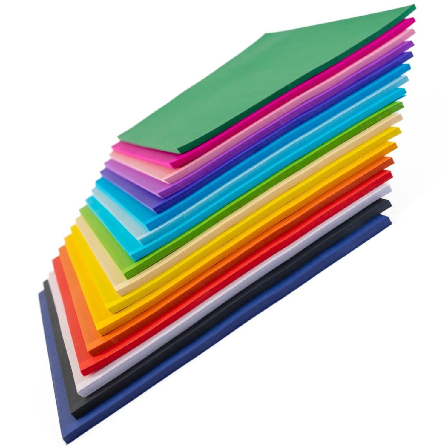 Hawksbill 500 Sheet A4 Origami Paper Pack | 18 Vibrant Colours | 80GSM Acid-Free Craft Paper 9