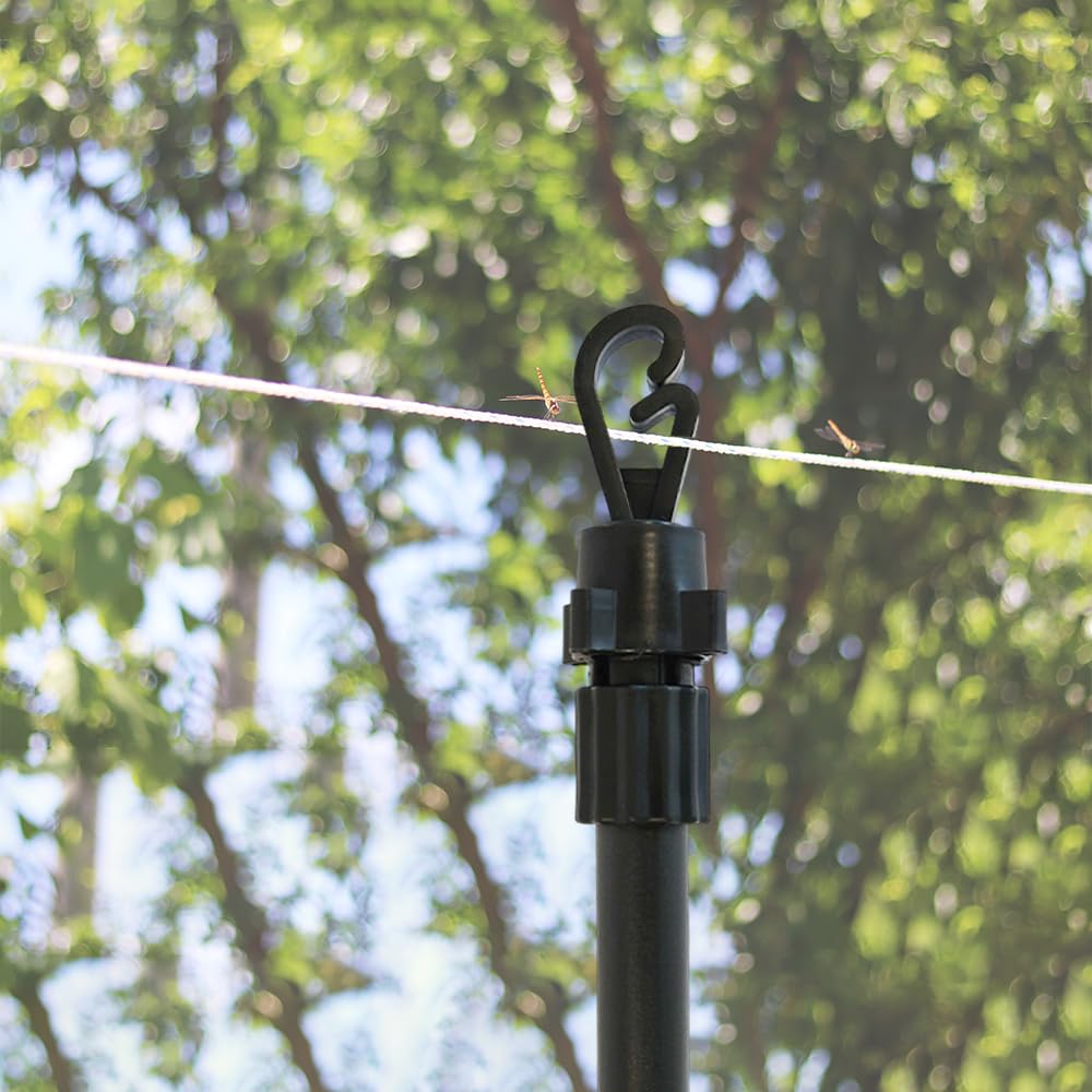 Armo Home Telescopic Washing Line Prop - Heavy Duty Metal Support | Extends to 2.4M (8.5FT) 2
