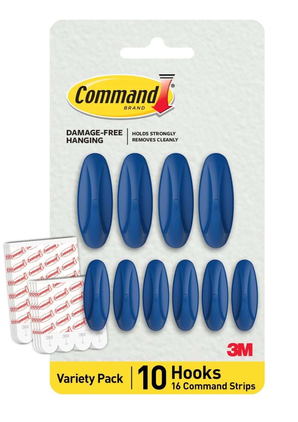 Command Designer Adhesive Hooks - Arctic Freeze Limited Edition | Holds 1.3 kg | Damage-Free Removal 1