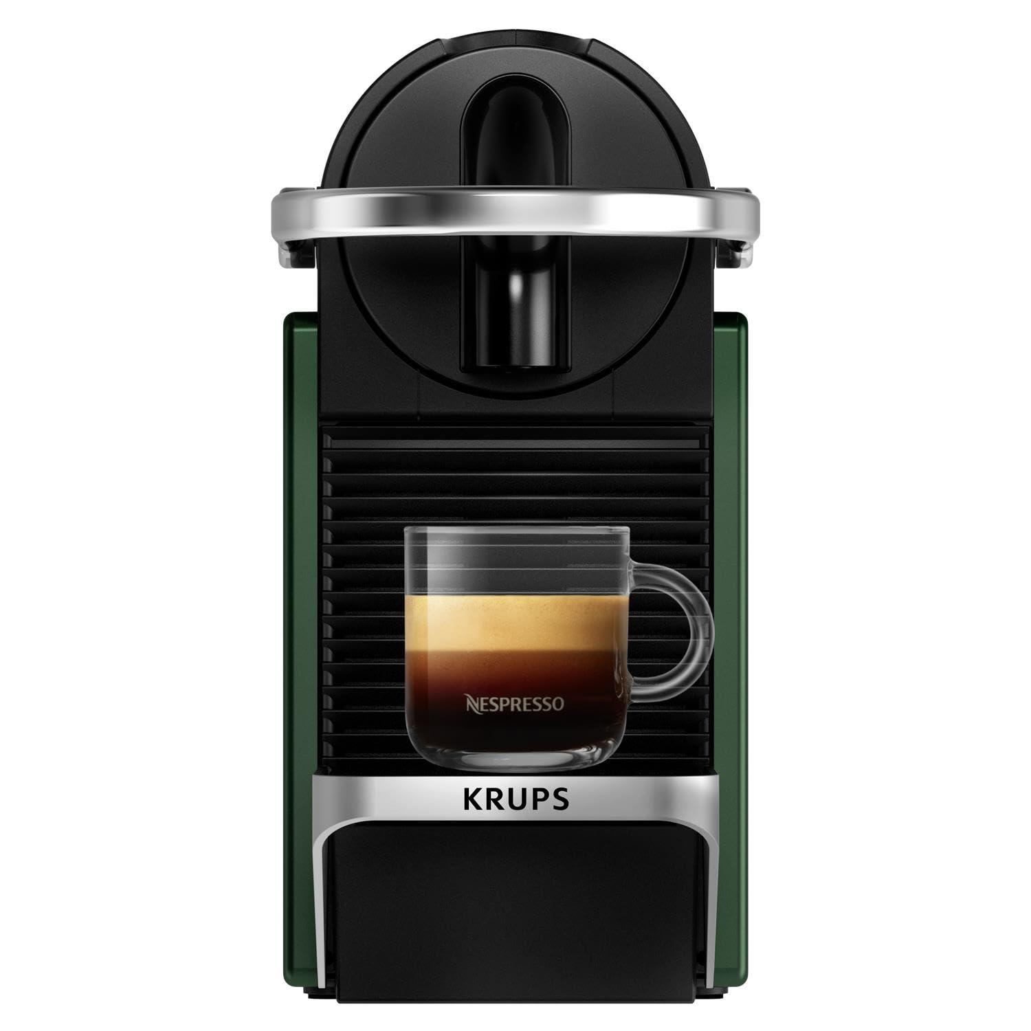 Nespresso Pixie Coffee Pod Machine by Krups - 19-Bar Pressure, Fast Heat-Up, Auto Shut-Off | Dark Green 5