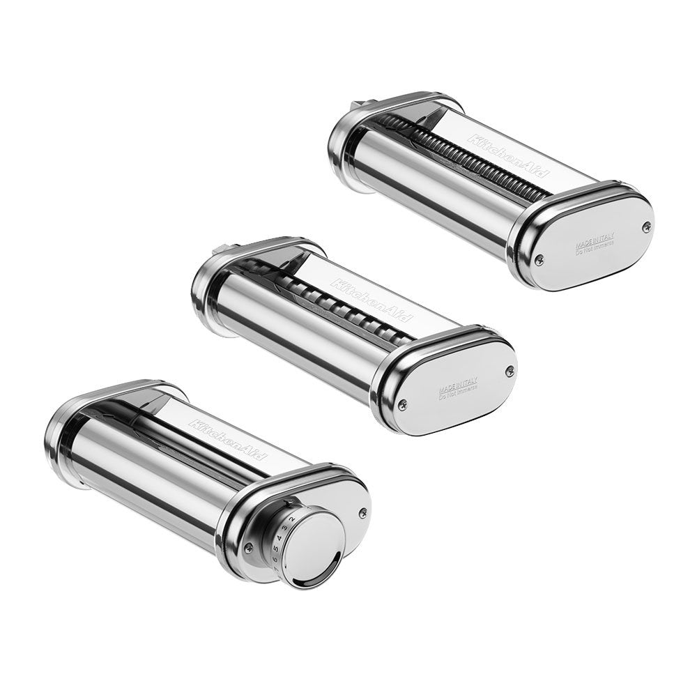 KitchenAid Pasta Cutters and Roller 3-Piece Set 5KSMPRA | Stainless Steel Attachment for Stand Mixers 1
