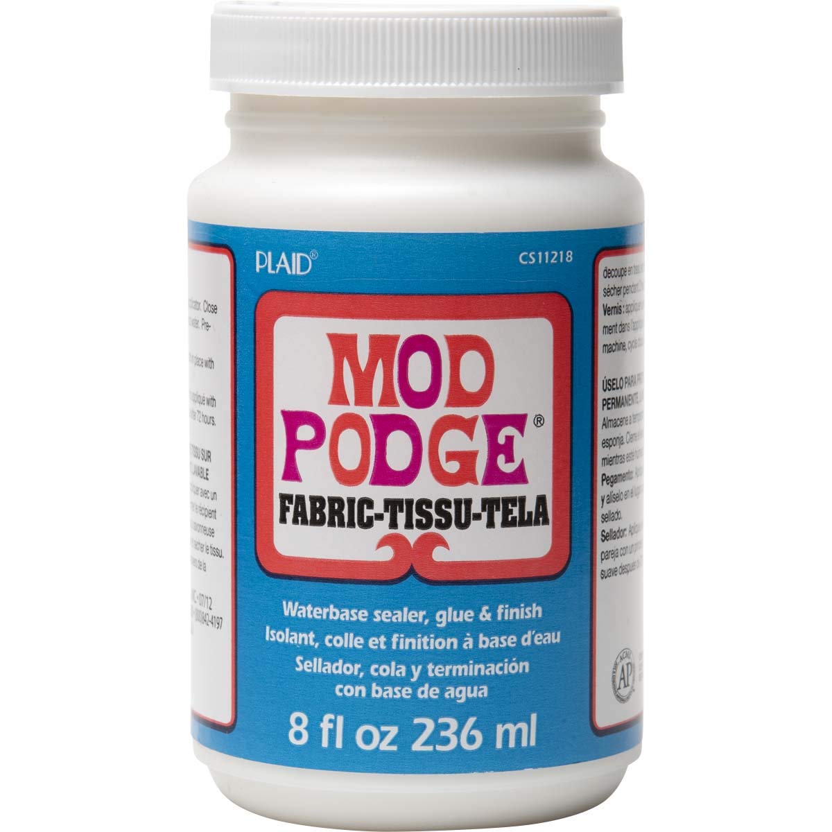 Mod Podge CS11218 Fabric Embellishment Glue - 8 oz Gloss Finish | Machine Washable 1
