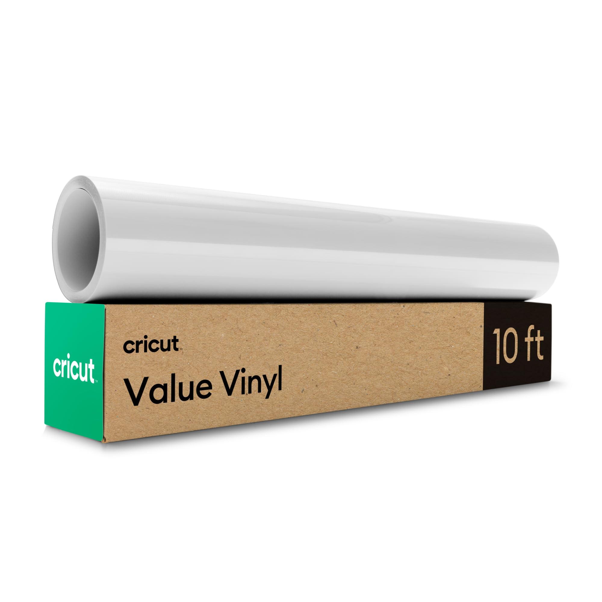 Cricut Value Vinyl - Permanent Adhesive Sheets for All Cutting Machines | Matte White, 30.5 cm x 3 m 1