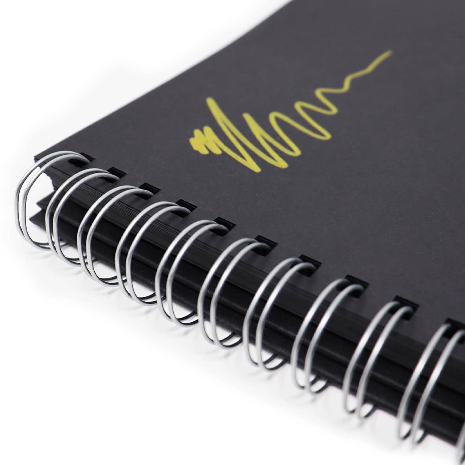 Artway Studio Spiral Bound A3 Black Card Sketchbook - 60 Sides Portrait 5