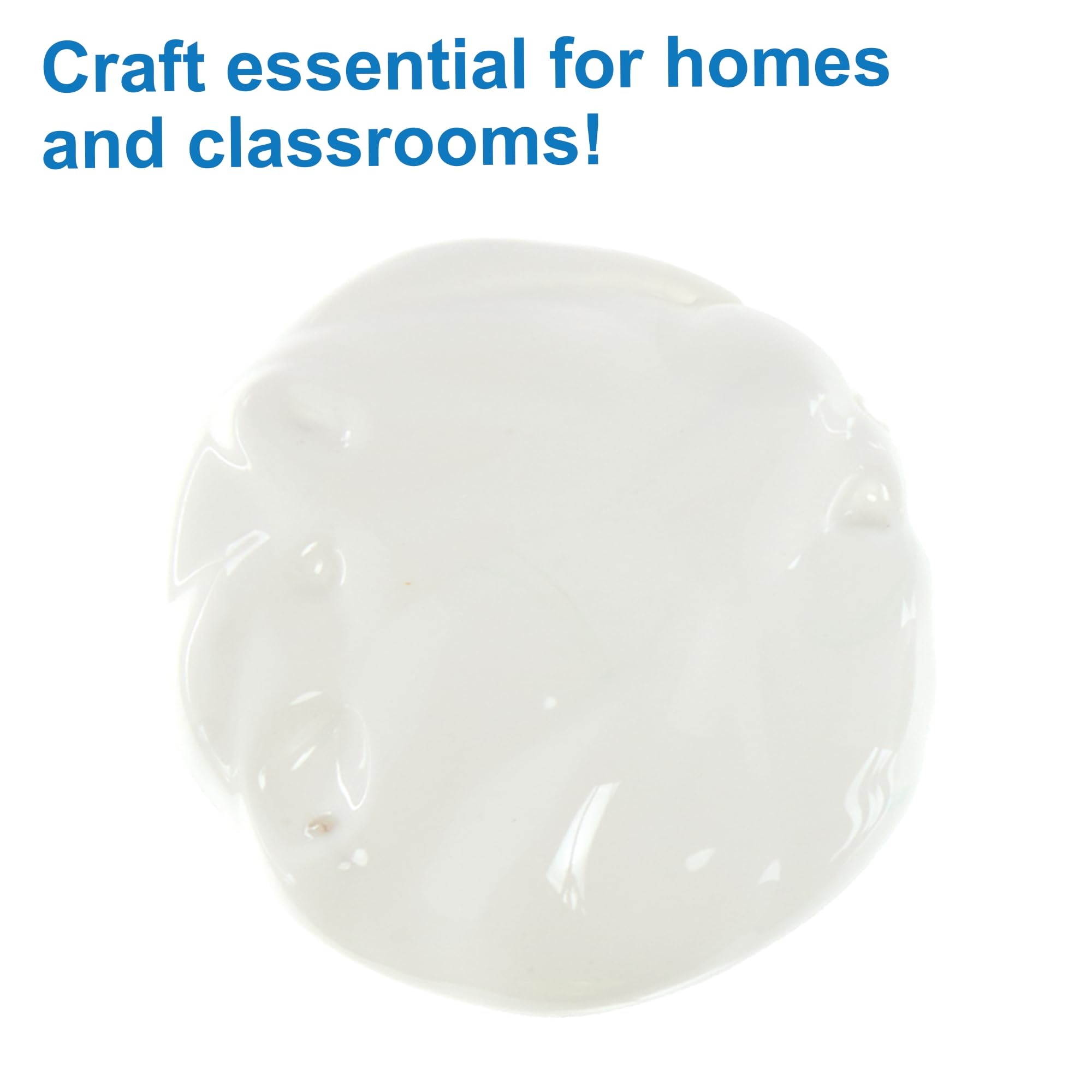 Baker Ross FN511 White Acrylic Paint 500ml - Waterproof & Gloss Finish | Wood, Card, Canvas 4