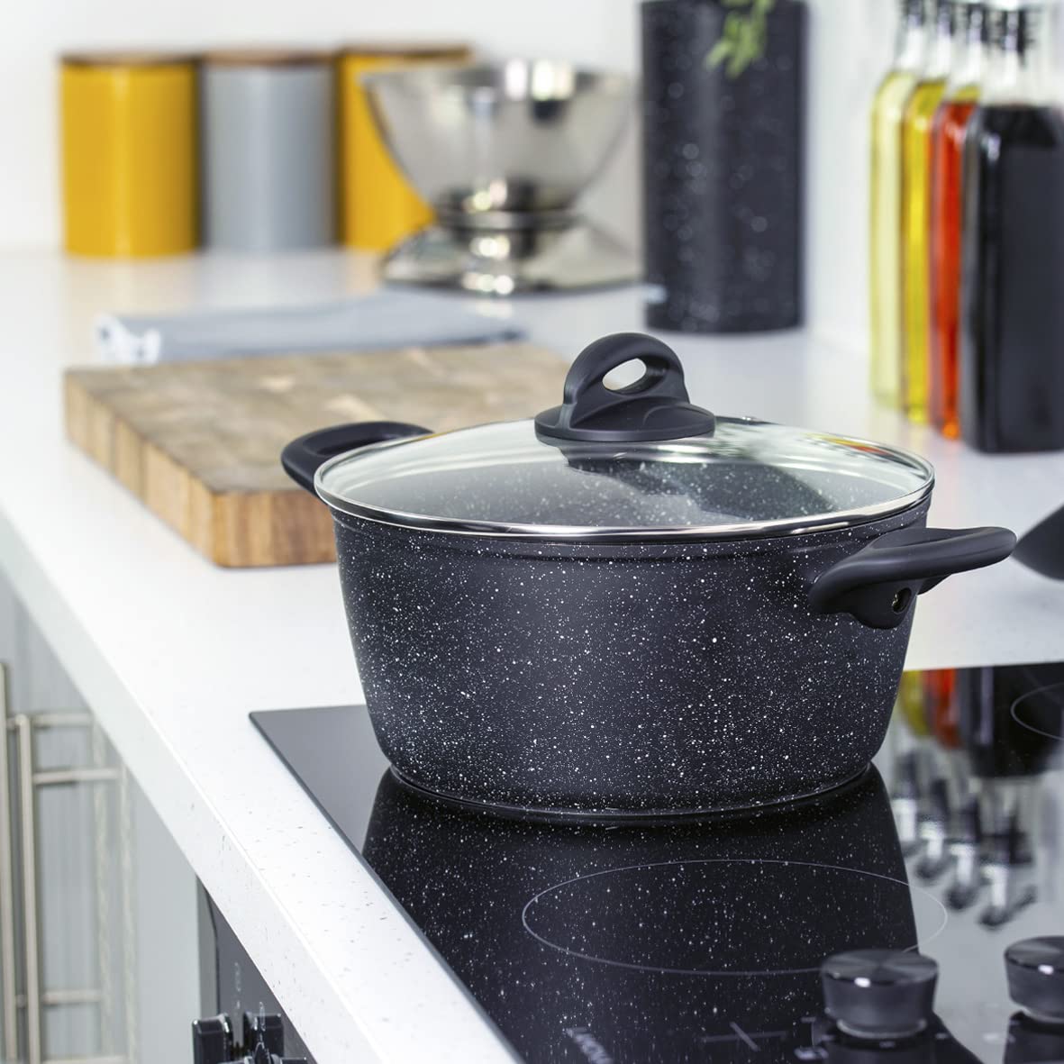 Blackmoor 66130 Classic 24cm Stock Pot | 5-Litre Capacity | Non-Stick | Induction Compatible 6
