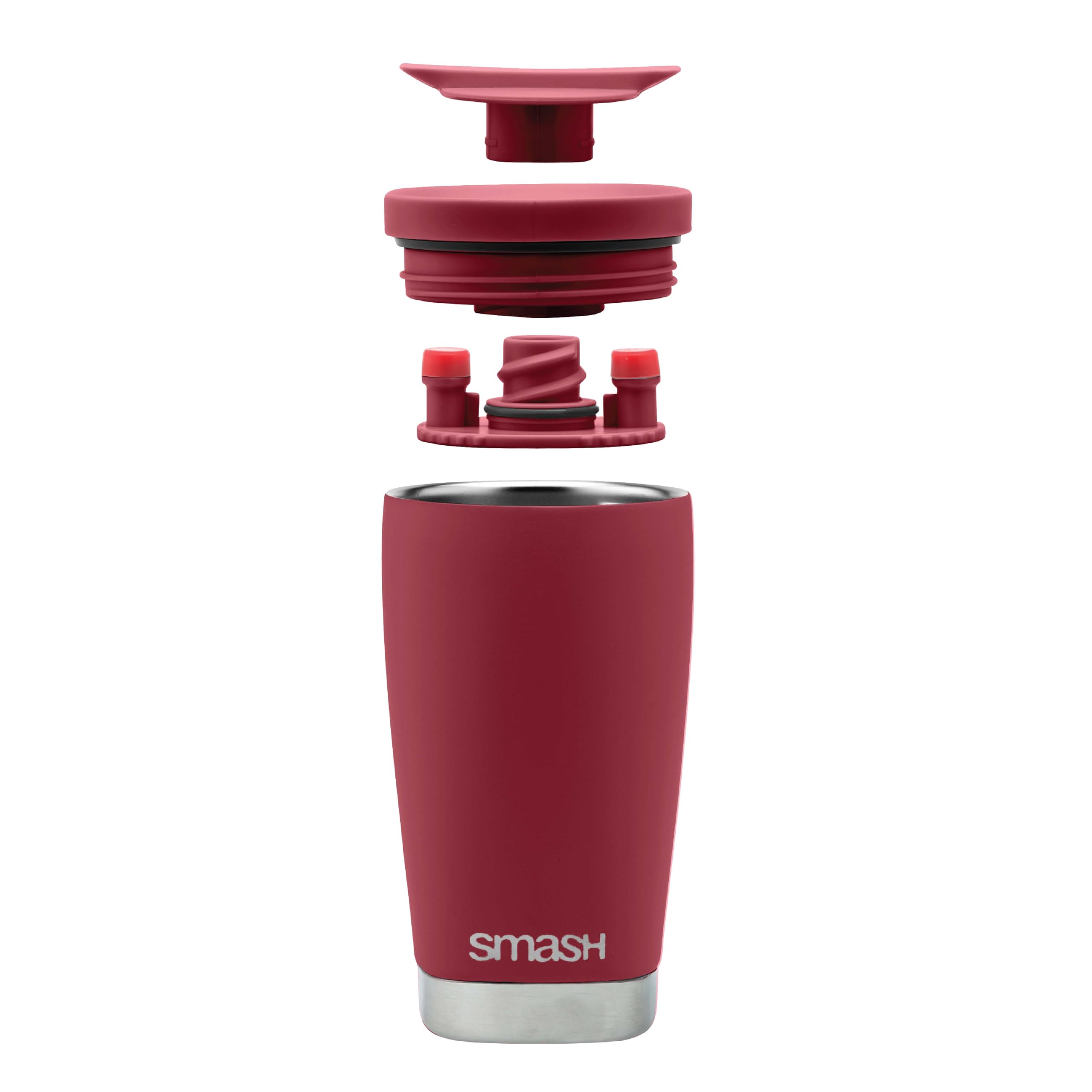 Smash Stainless Steel Travel Coffee Mug - 355ml | Leak Proof | Keeps Drinks Hot Up To 5 Hours 6