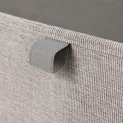 Compactor Oxford XL Storage Box - Grey | 56x36x16.5 cm | Durable Oxford Fabric & Cardboard 12