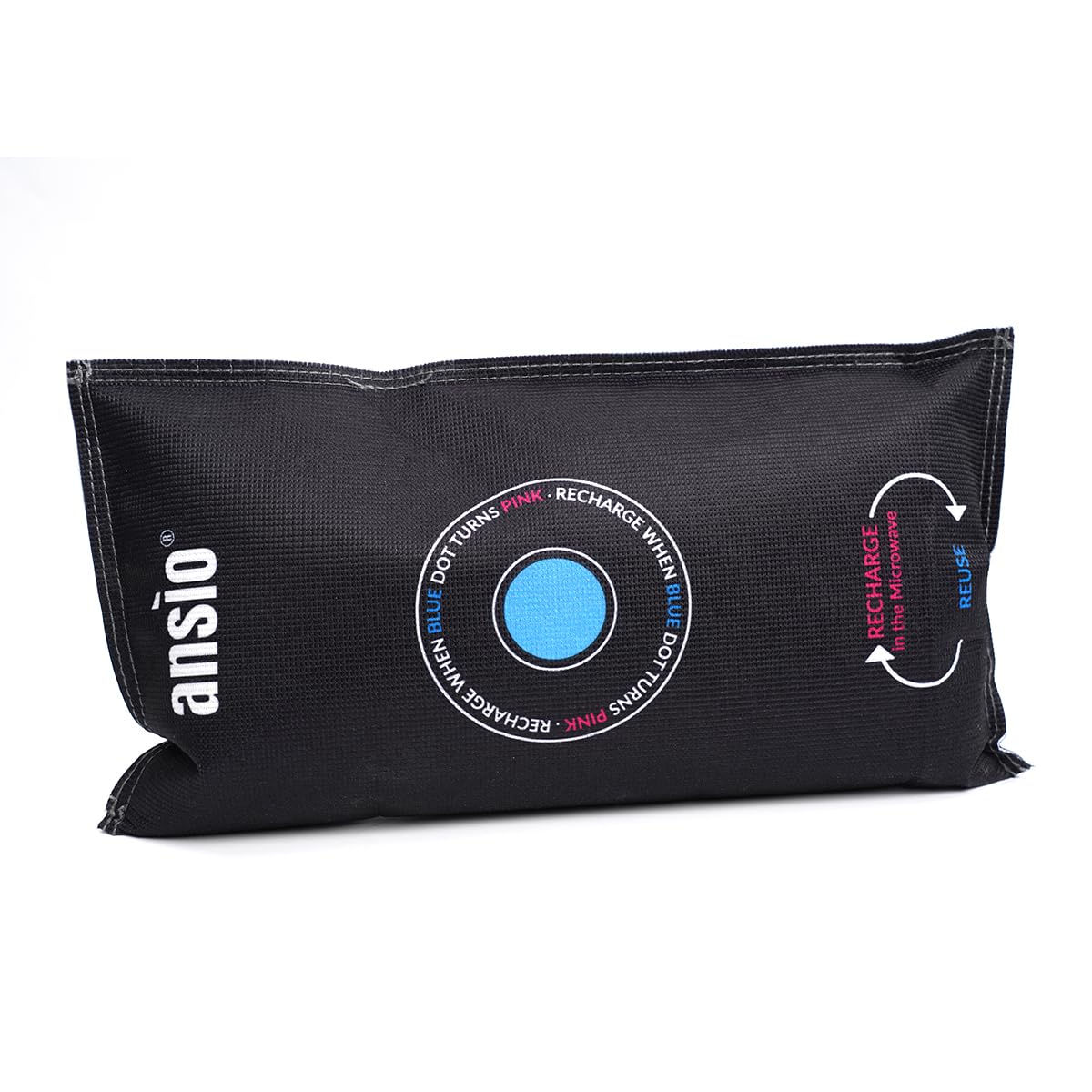 ANSIO Reusable Car Dehumidifier Bag - 900g Moisture Absorber | Pack of 2 | Microwave Rechargeable 4