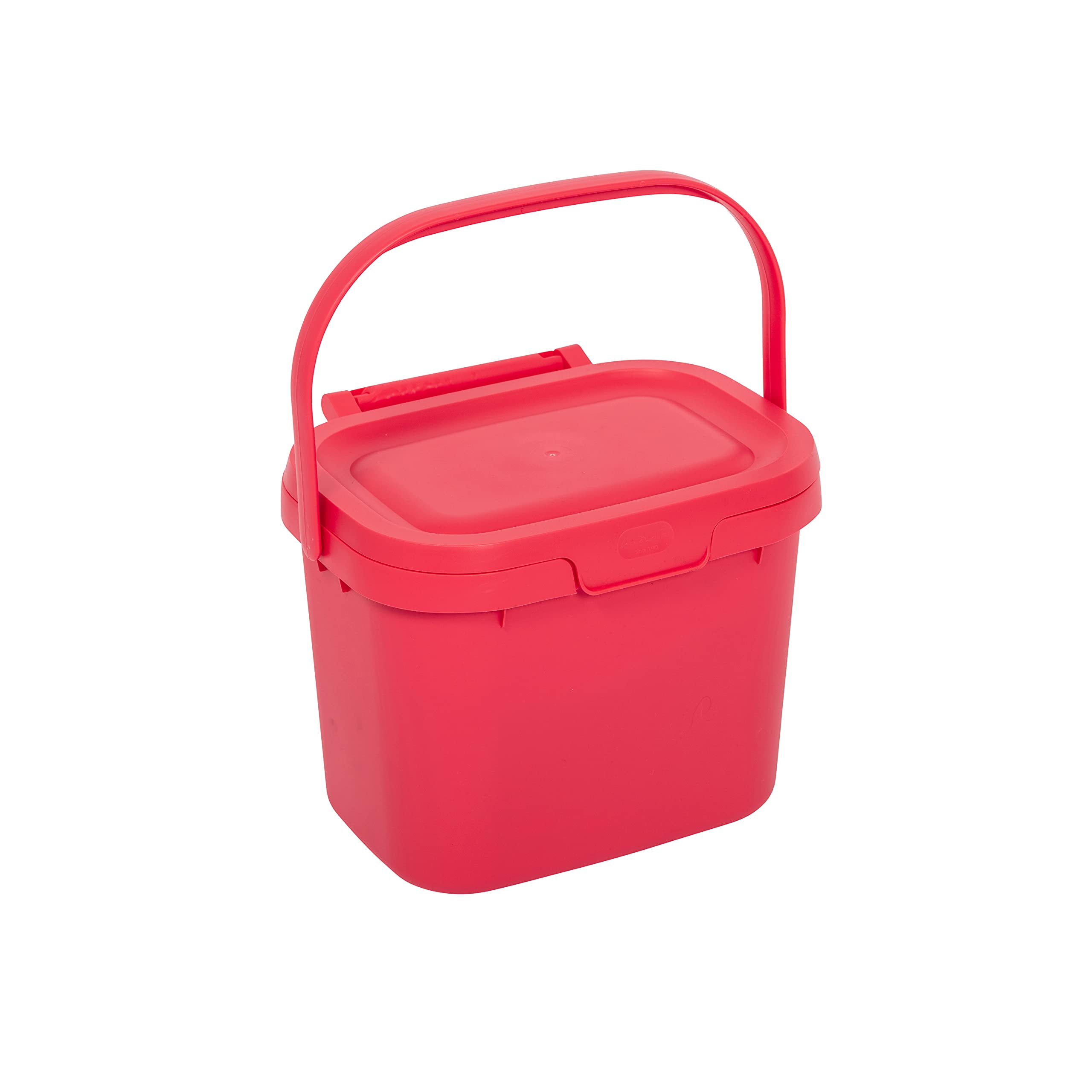 Addis Everyday Kitchen Food Waste Compost Caddy Bin - 4.5L Capacity | Pomegranate | BPA Free