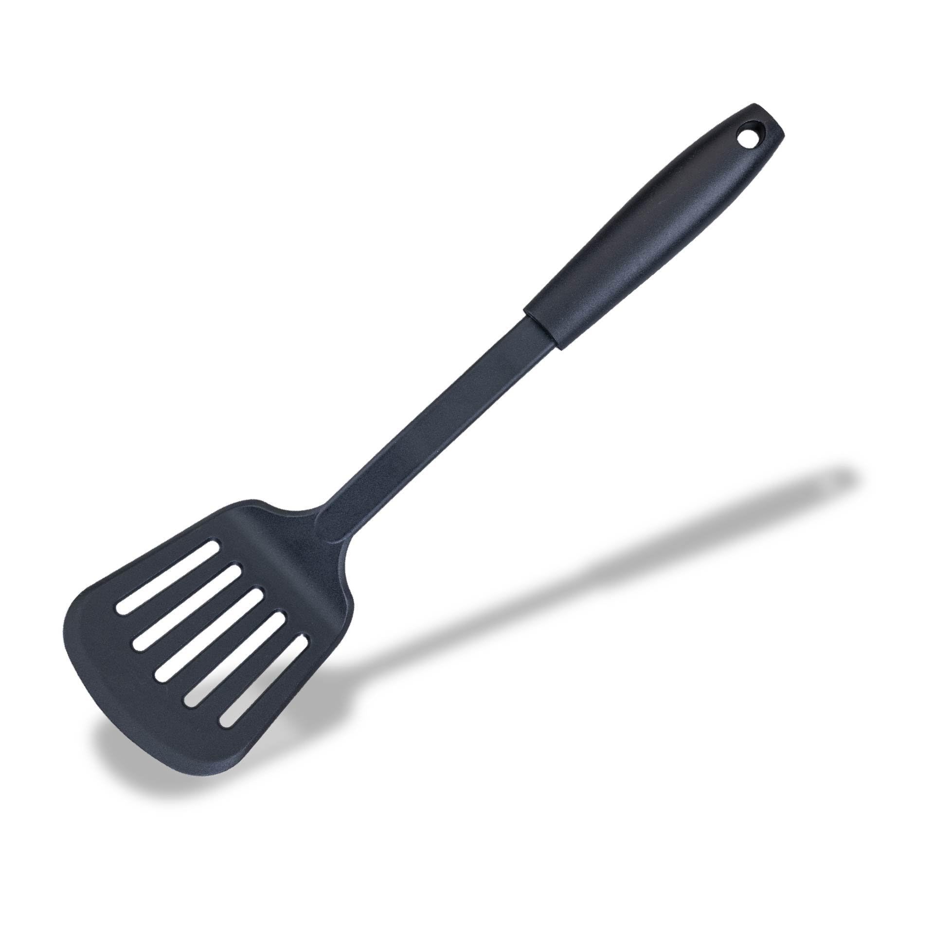 Fackelmann INITIAL Slotted Turner - Heat-Resistant Plastic for Non-Stick Pans | 31.5cm Black 1