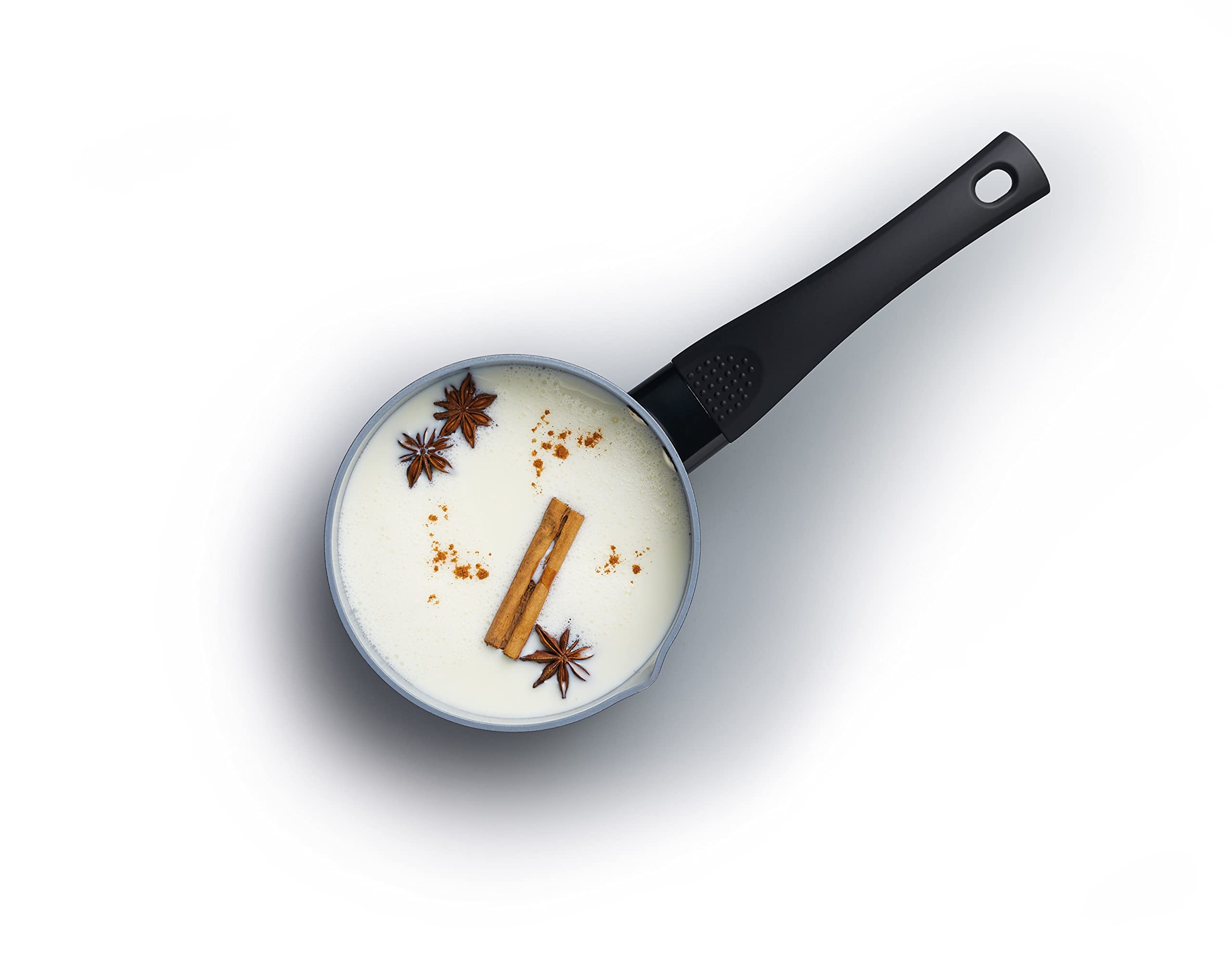 MasterClass Non-Stick Ceramic Eco Milk Pan - 14cm Aluminium, Black | Induction Compatible 7