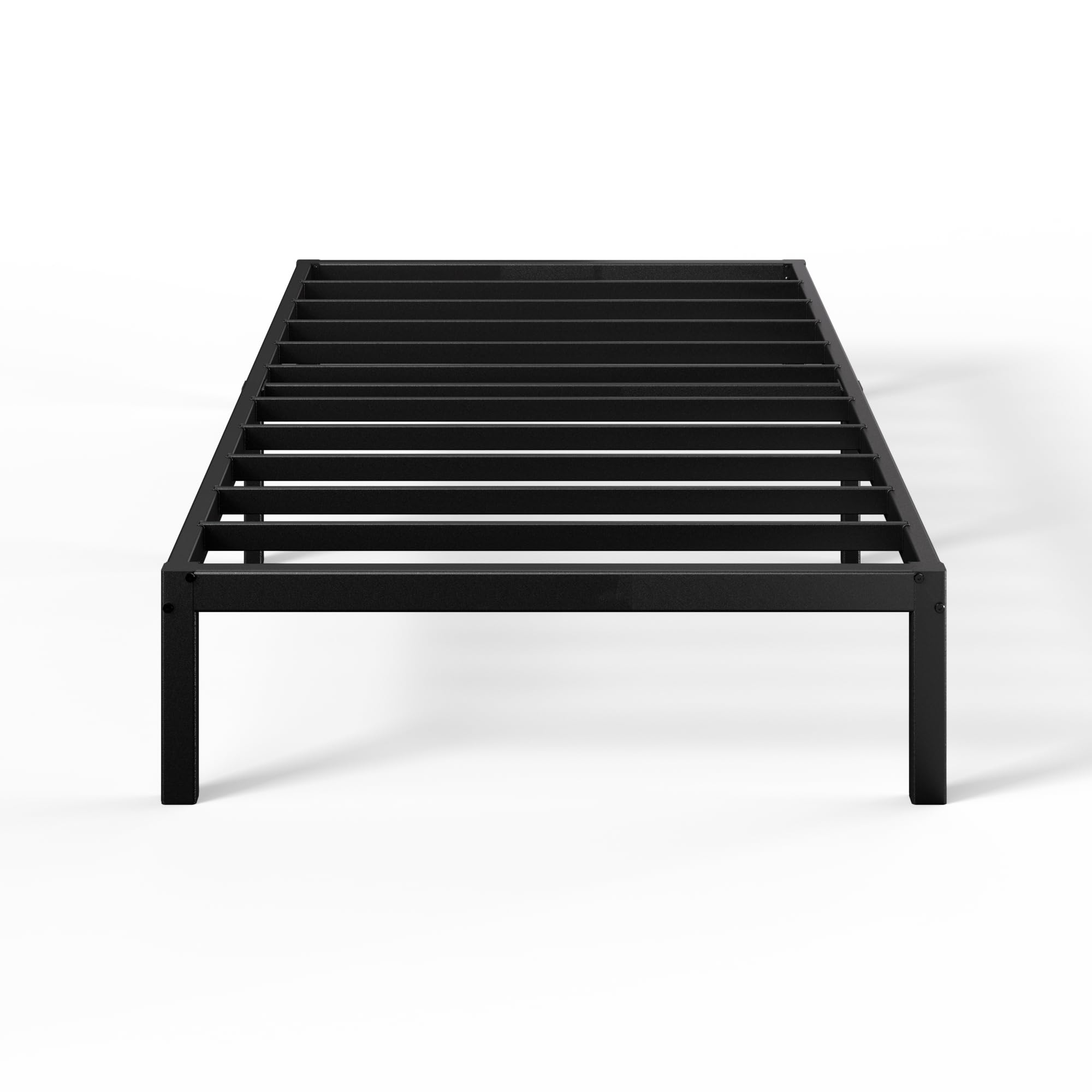 Zinus Elias Double Bed Frame - All-Steel Construction | 12.4'' Underbed Clearance | Black 6