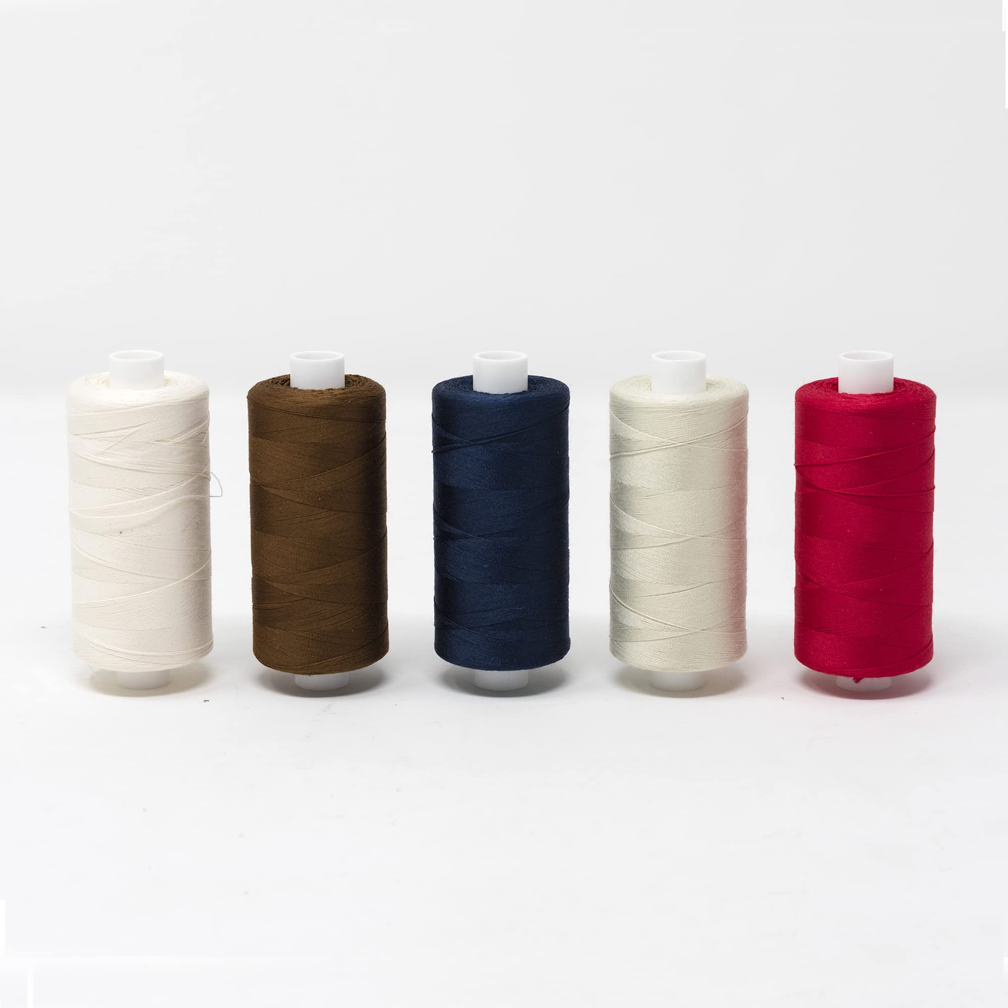 KORBOND Sewing Thread - 1000m Polyester Coated Navy Thread for Machine & Hand Stitching 7