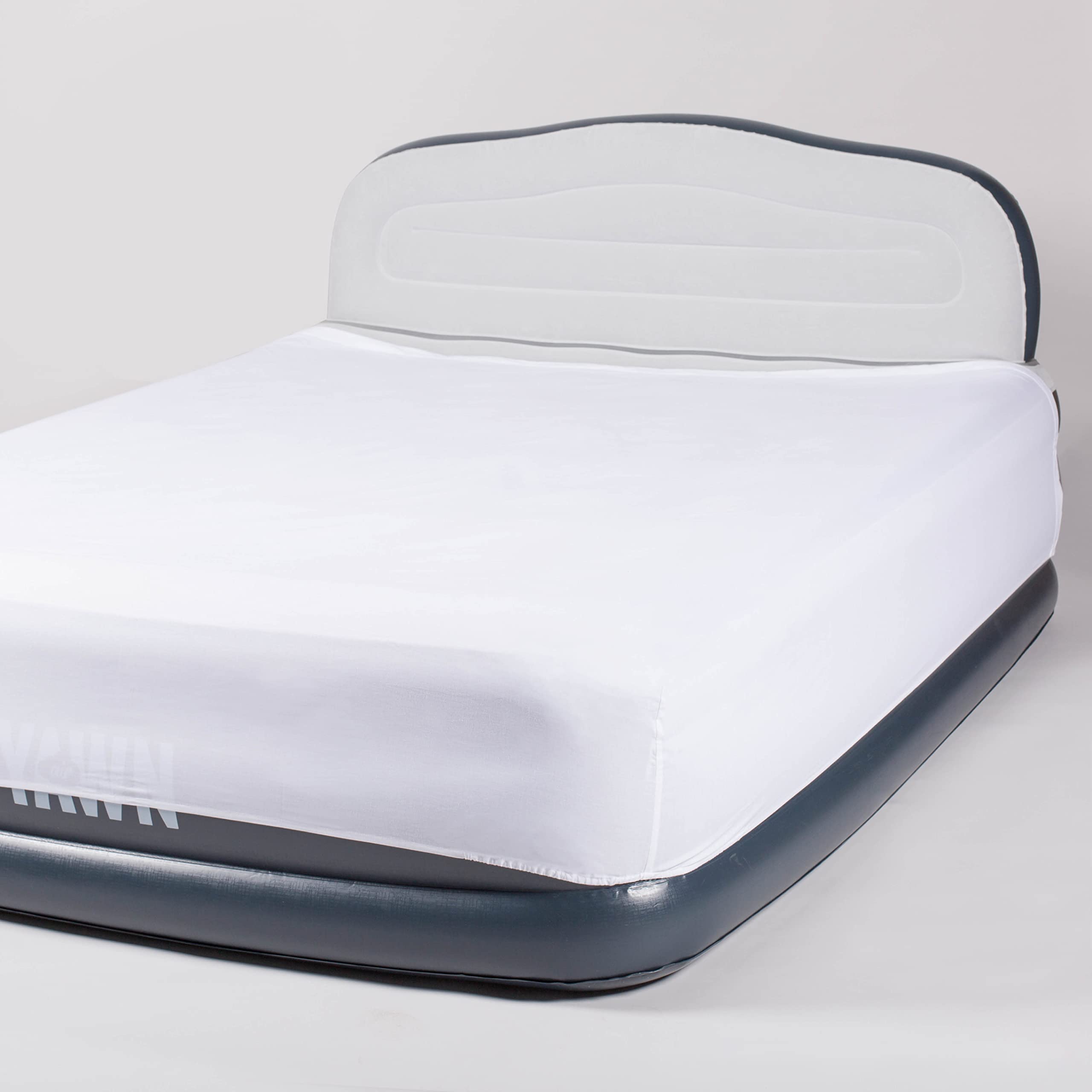 YAWN AIR Deluxe Self-Inflating Airbed - Single Size | Built-in Pump & Headboard | Includes Fitted Sheet 7