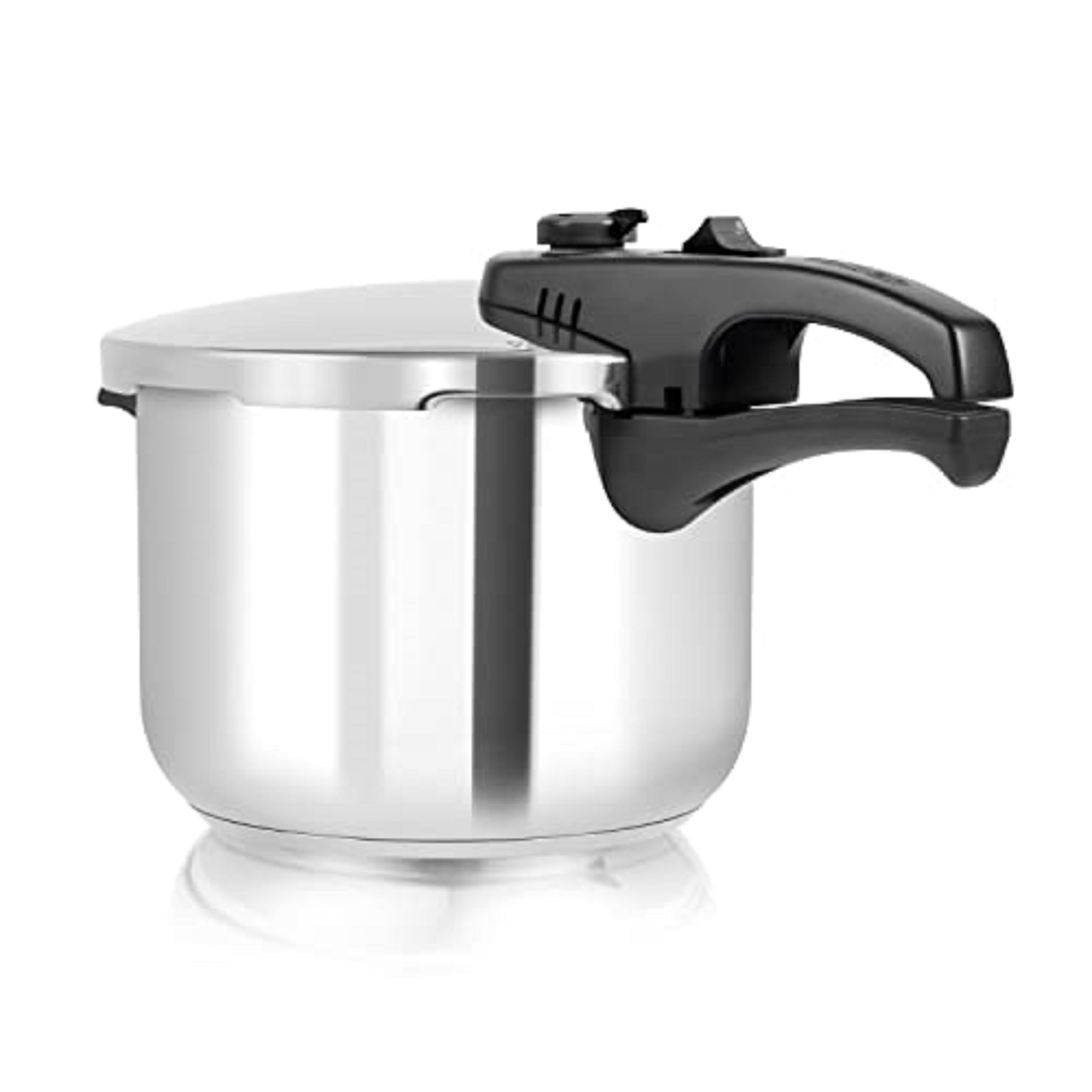 Tower T80244 Pressure Cooker - 6L Capacity, 22cm Diameter | Stainless Steel 1