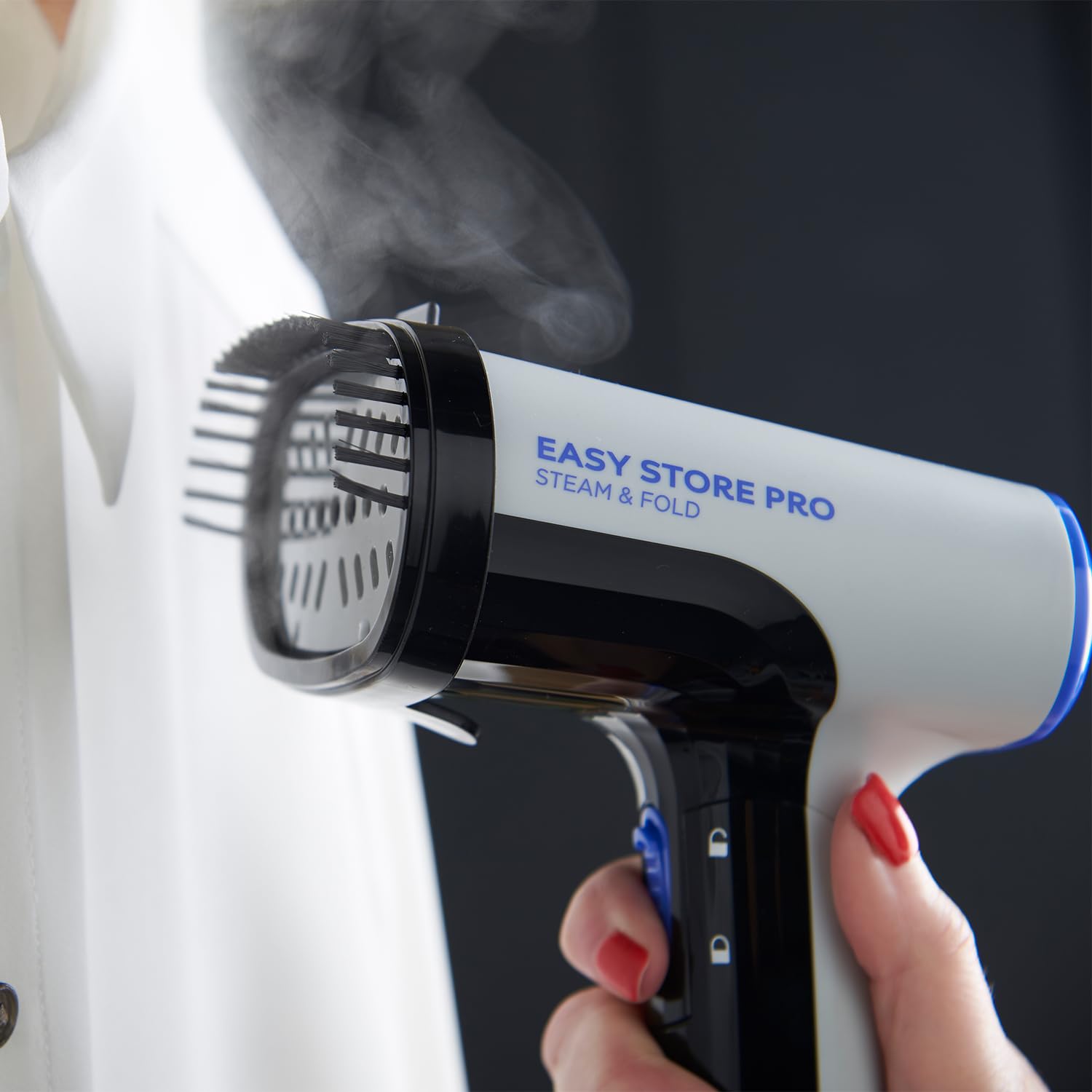 Russell Hobbs Steam Genie Easy Store Handheld Clothes Steamer - 1500W Power | 45s Heat Up | 150ml Tank 3