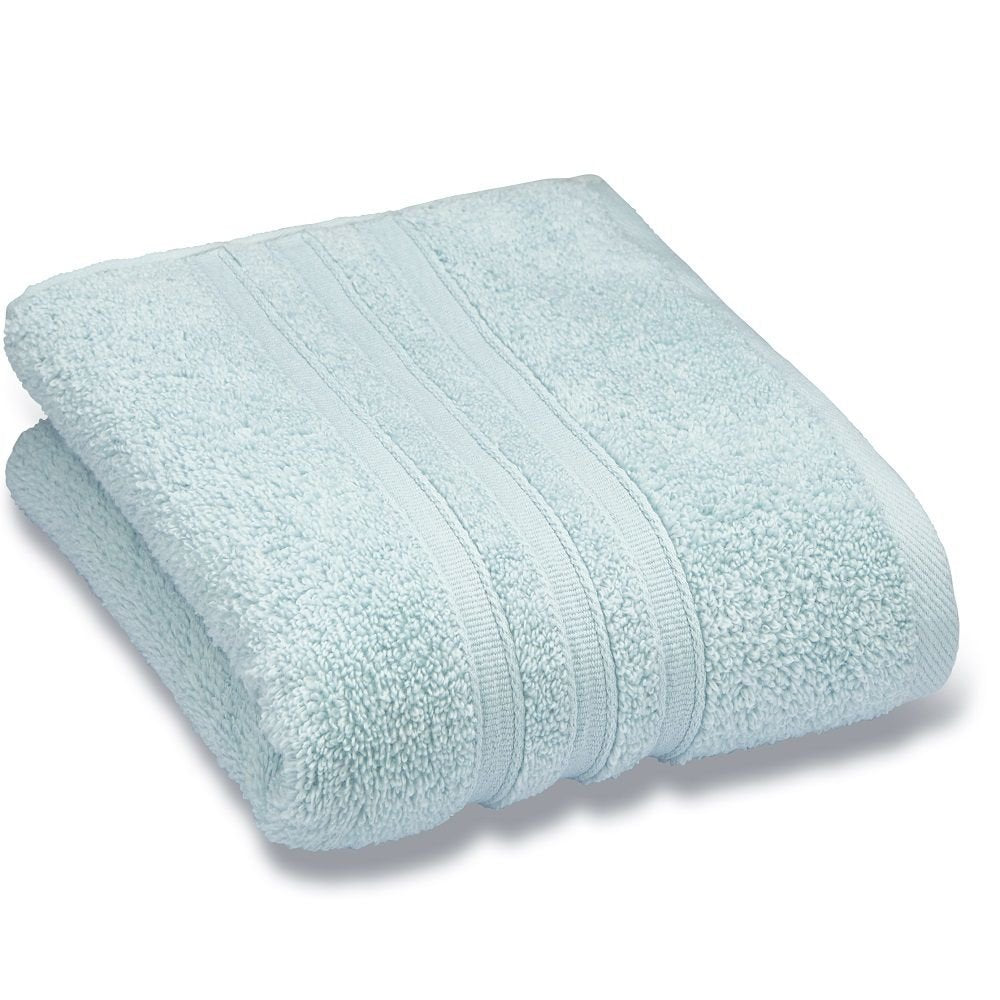Catherine Lansfield Zero Twist Cotton Bath Towel | 70x120cm | Duck Egg Blue | Super Soft