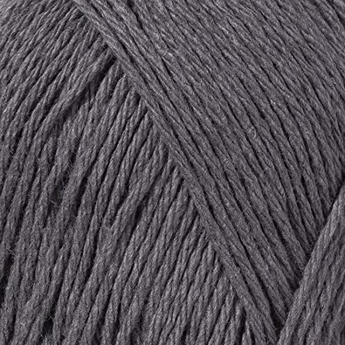 Utopia Crafts Re-Cotton DK Knitting Yarn - Storm Grey | 100g | 2mm Thickness | Oeko-Tex Certified 3