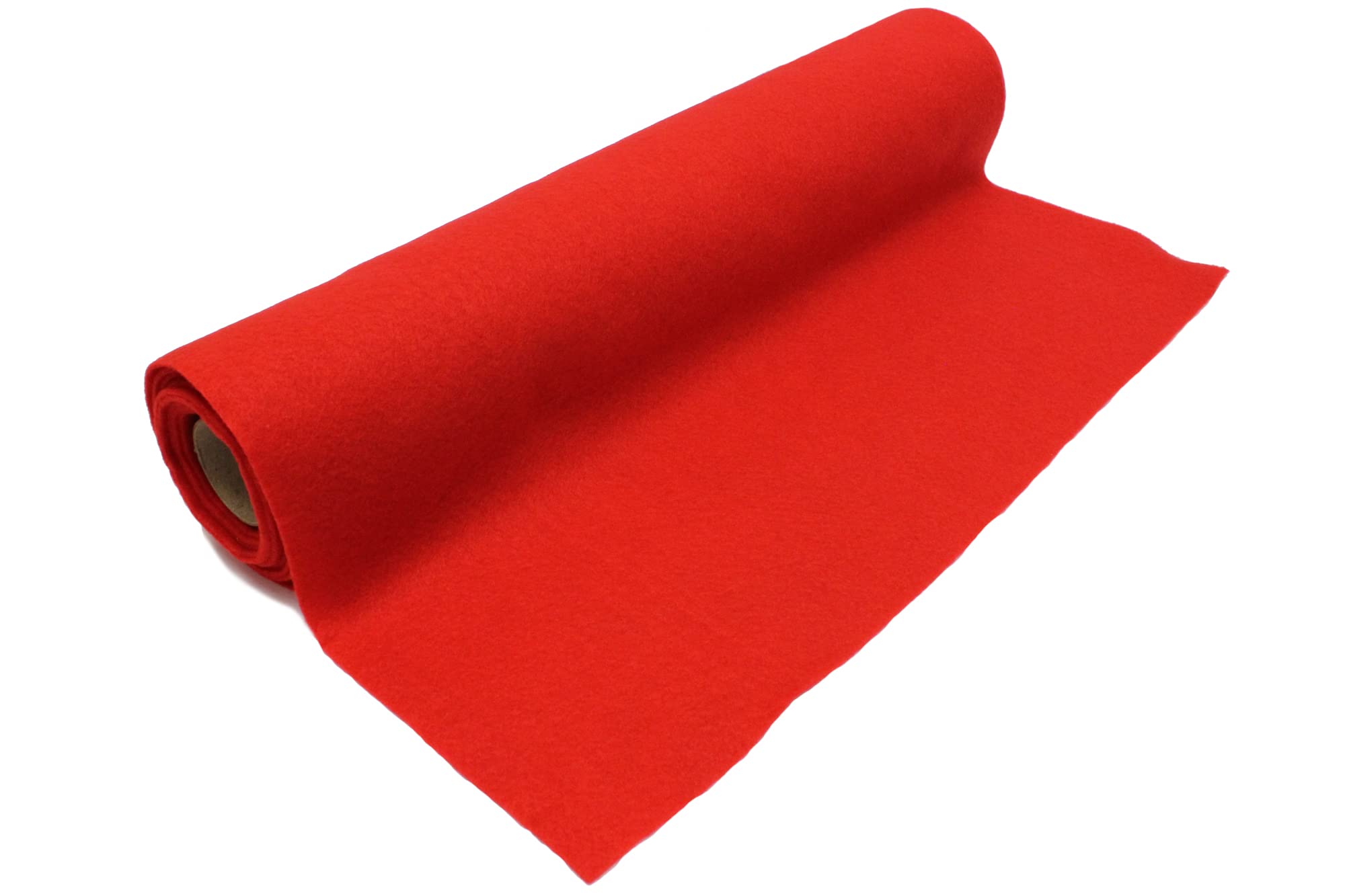 Bright Ideas Soft Craft Felt Roll - Red | 1.4mm Thick Polyester | 45cm x 2.5m Sheet Size 3