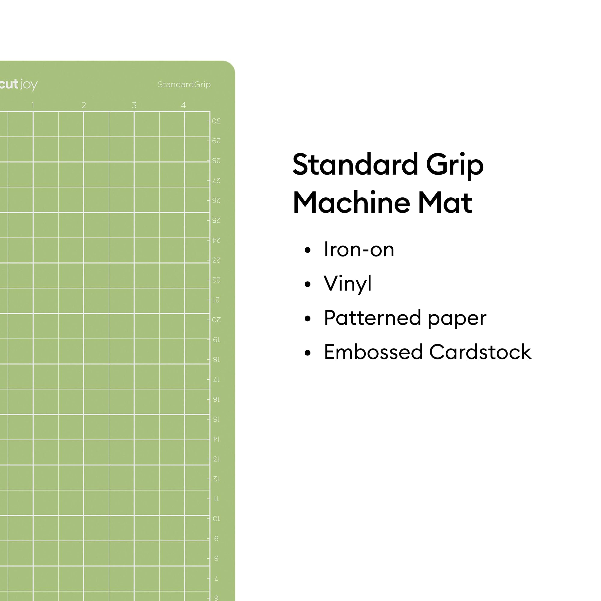 Cricut StandardGrip Mat - 5 Pack, 4.5x12 in Reusable Adhesive for Vinyl & Cardstock 7