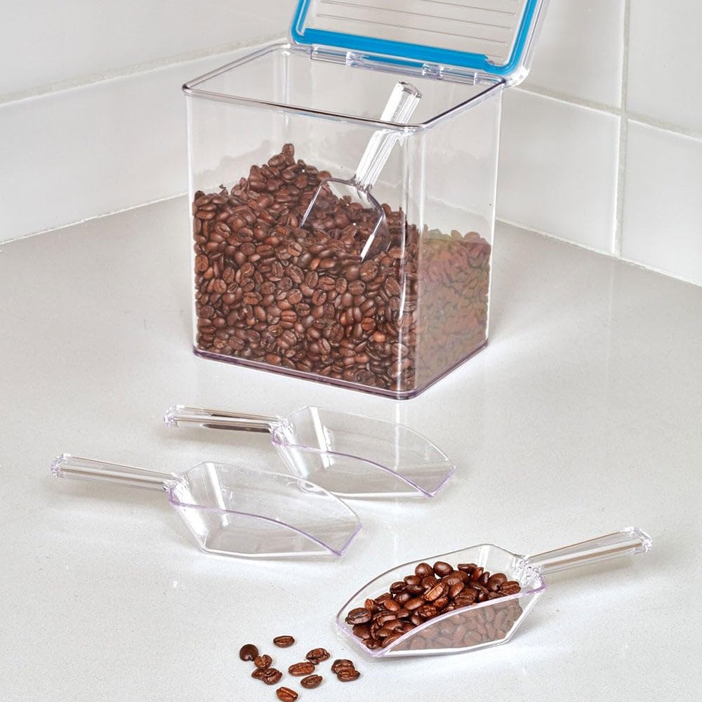 InterDesign Sweet Scoops Set of 8 Small Plastic Measuring Spoons | 1 Tablespoon Capacity | Clear 6