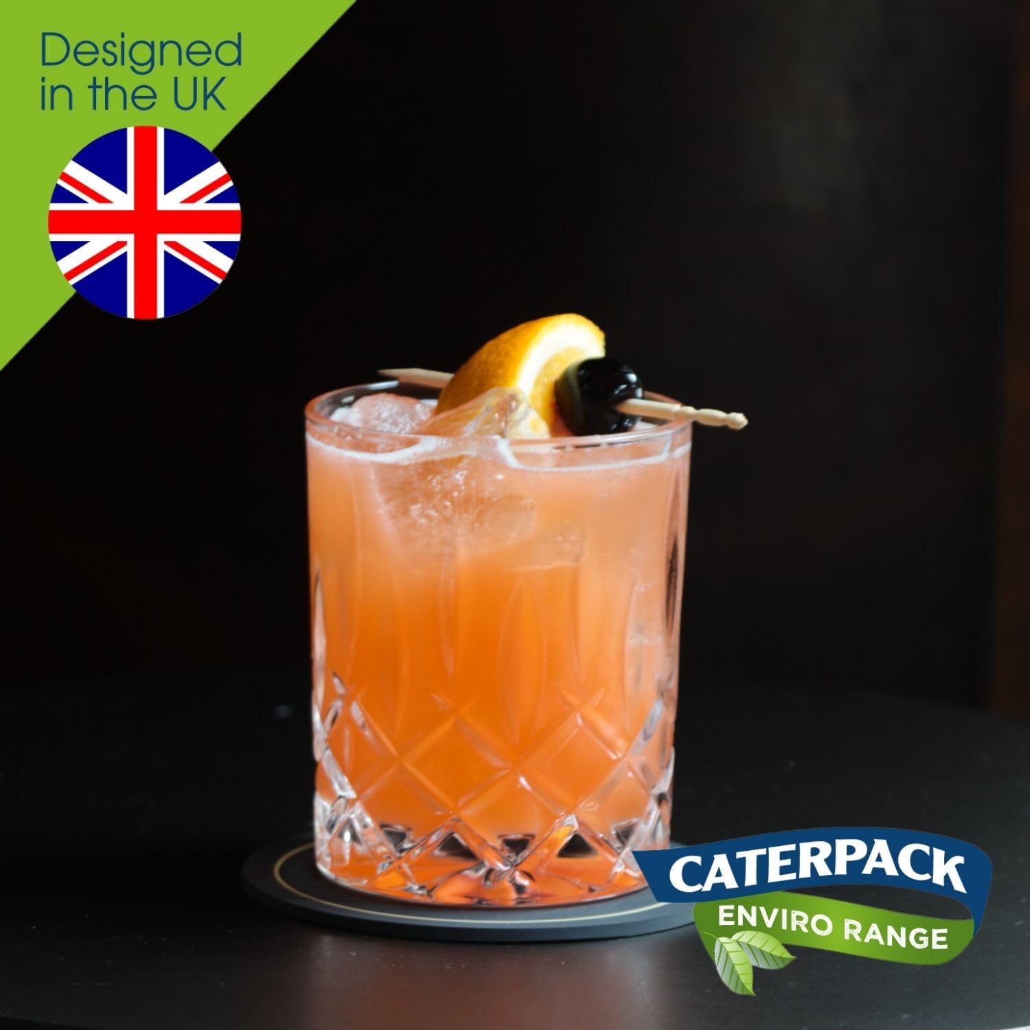 Caterpack Enviro Range Wooden Cocktail Sticks - 1000 Count | Fully Recyclable & Biodegradable 3