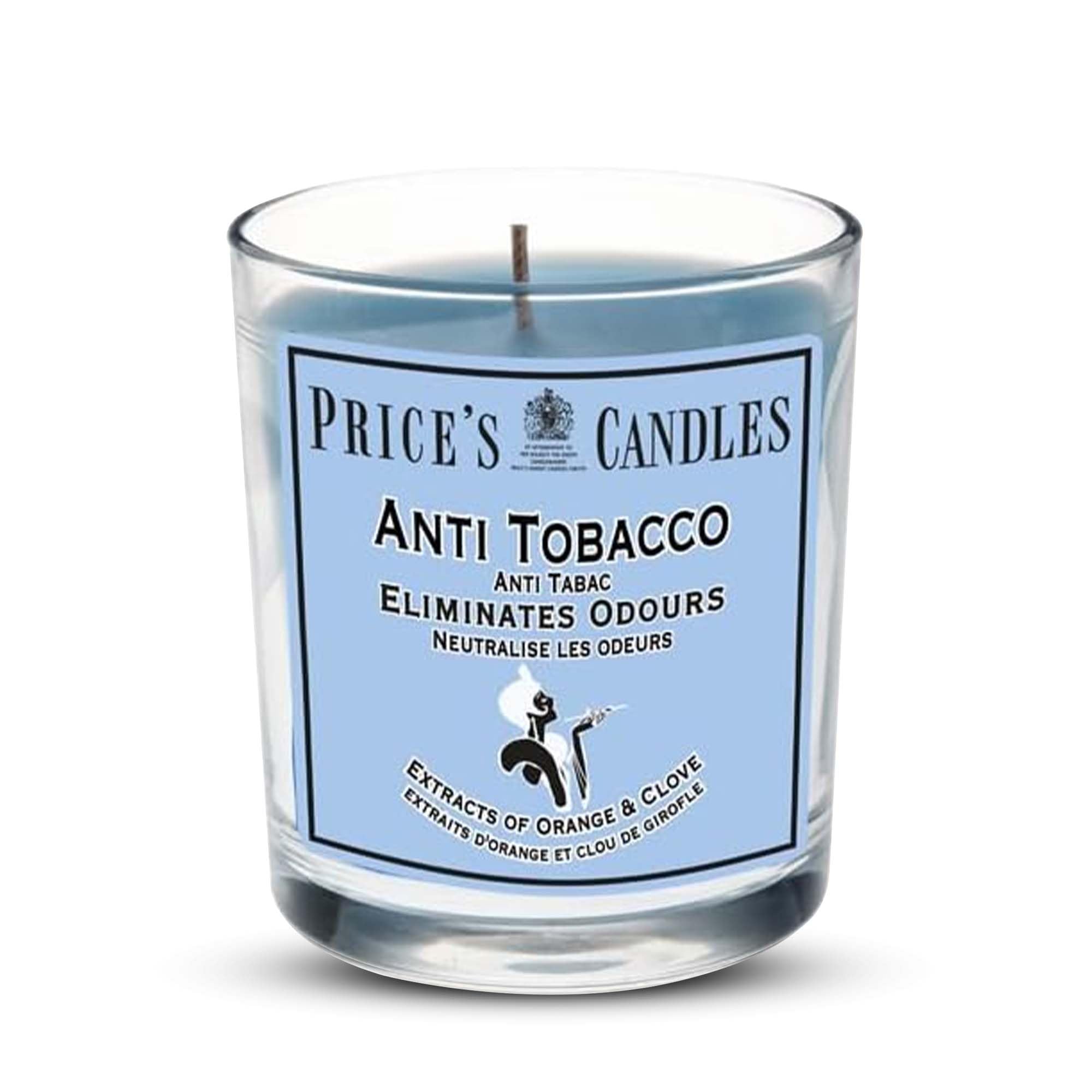 Price's Anti-Tobacco Jar Candle - Orange & Clove Scent | 360g Wax Jar 8