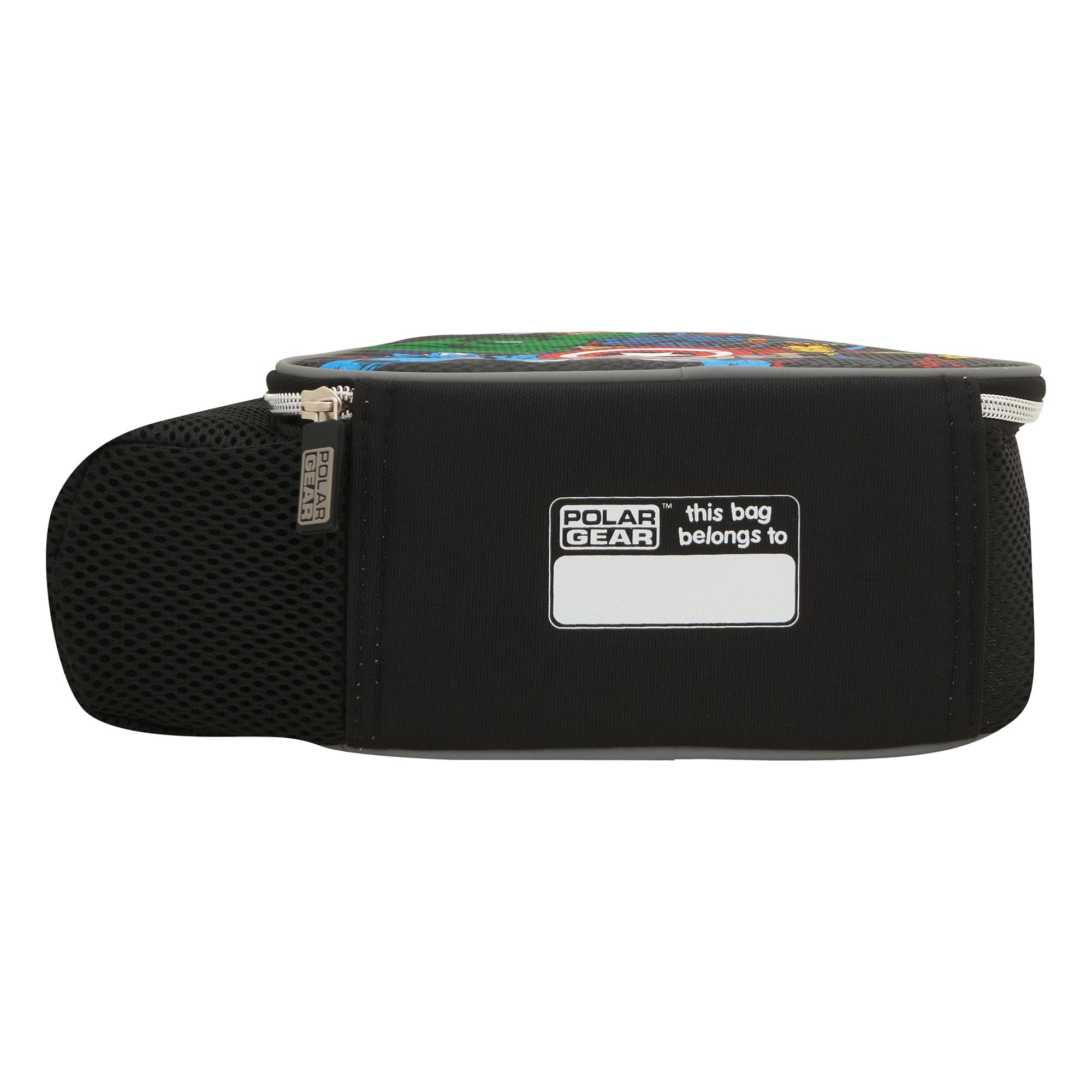Marvel Insulated Lunch Bag with 600ml Twist Cap Bottle Combo | Durable 600D Polyester | Antibacterial Lining 4