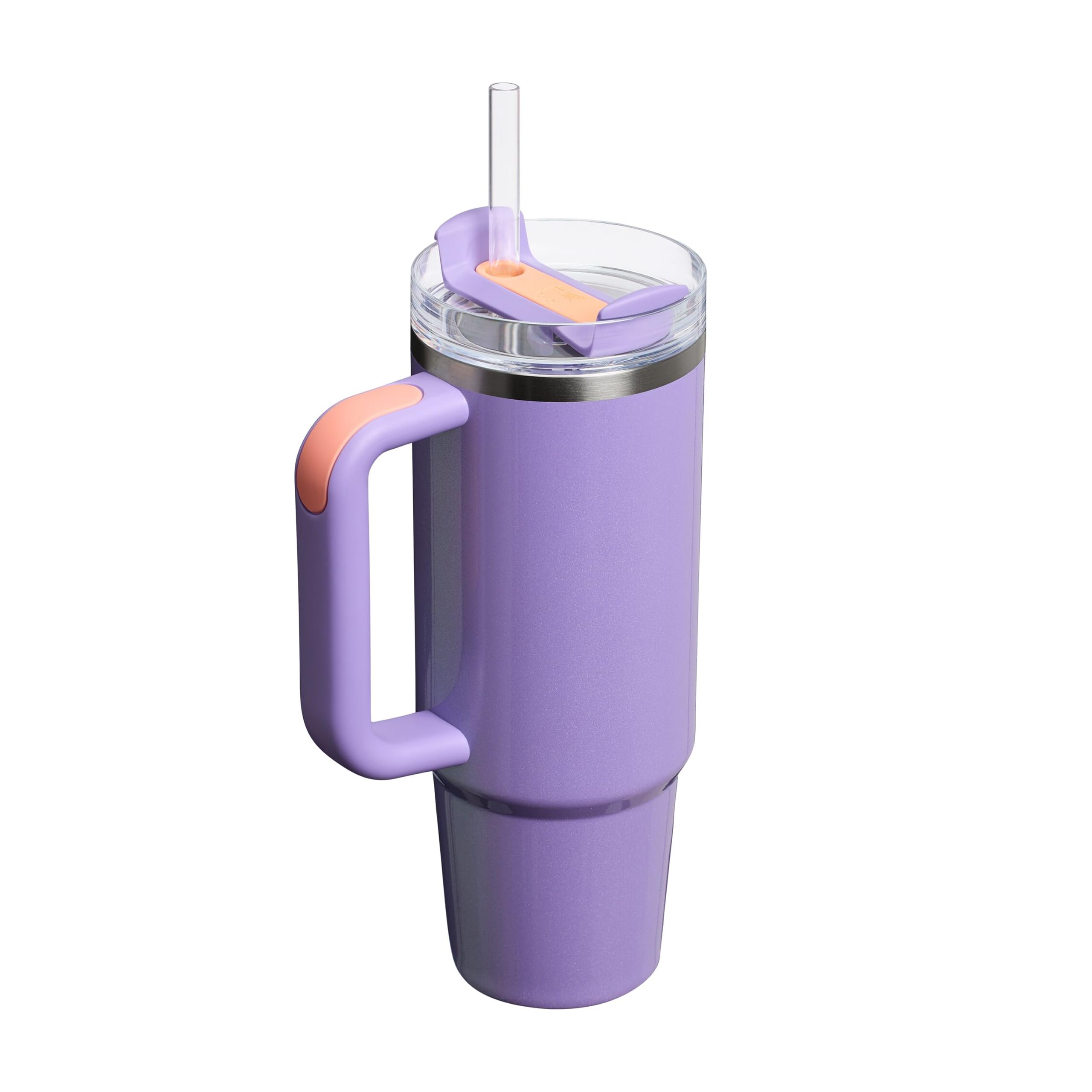 STANLEY Quencher H2.0 Flowstate Tumbler 0.89L - 40 Hrs Cold | Periwinkle Shimmer | Stainless Steel 8