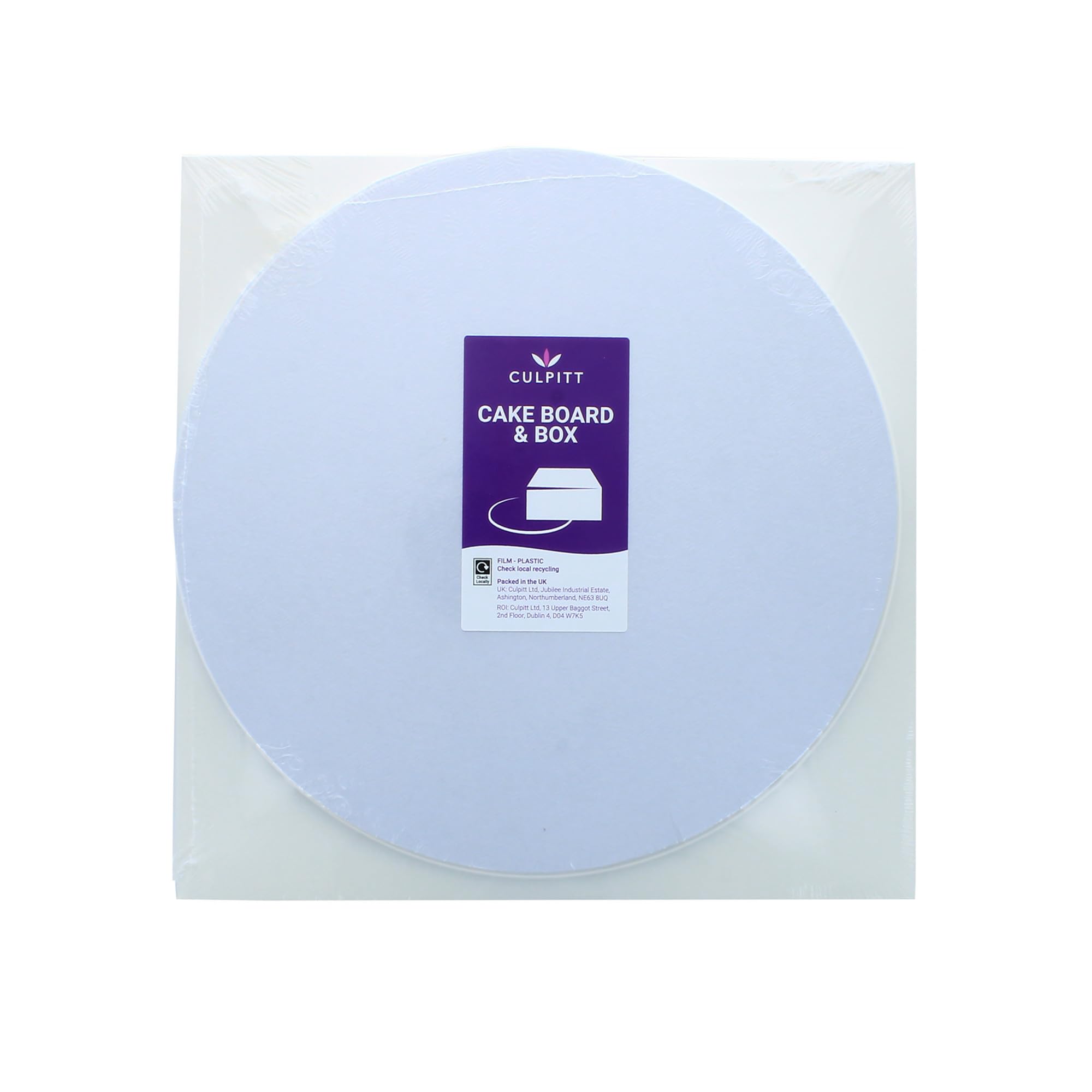 Culpitt Tall Cake Box & White Cake Board Set | 8x8x8 Inch Square Tall Box for Tiered Cakes 5