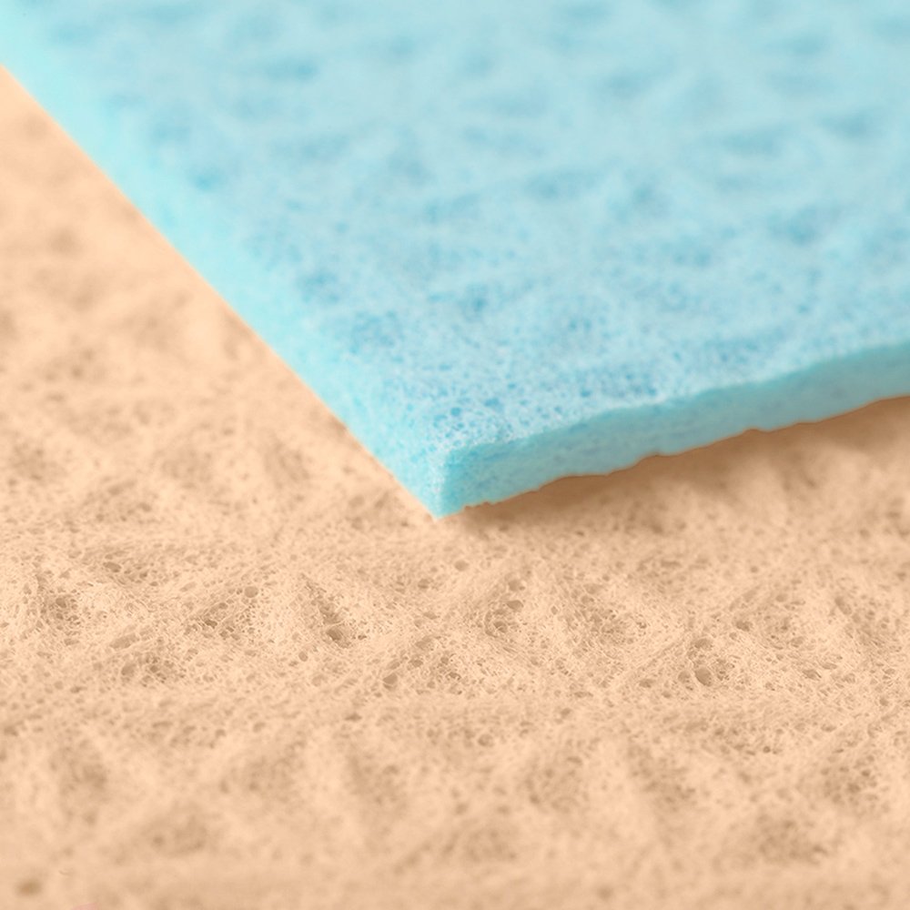 Spontex Sponge Cloths - Antibacterial Protection, Highly Absorbent | 5 Count Yellow 3