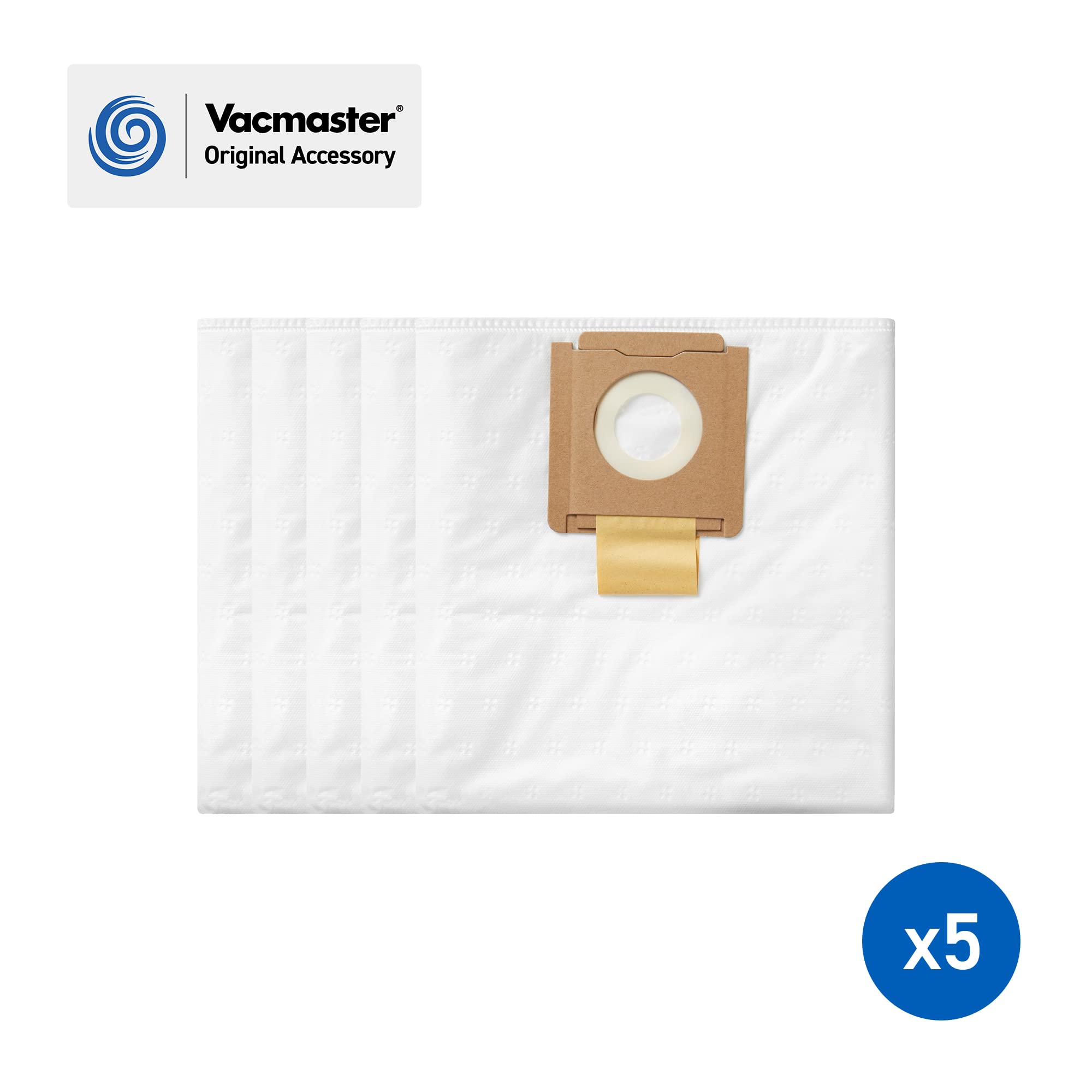 Vacmaster 38L Hygiene Seal Fine Filtration Dust Bags for Wet & Dry Vacuum Cleaner | 5 Pack 2