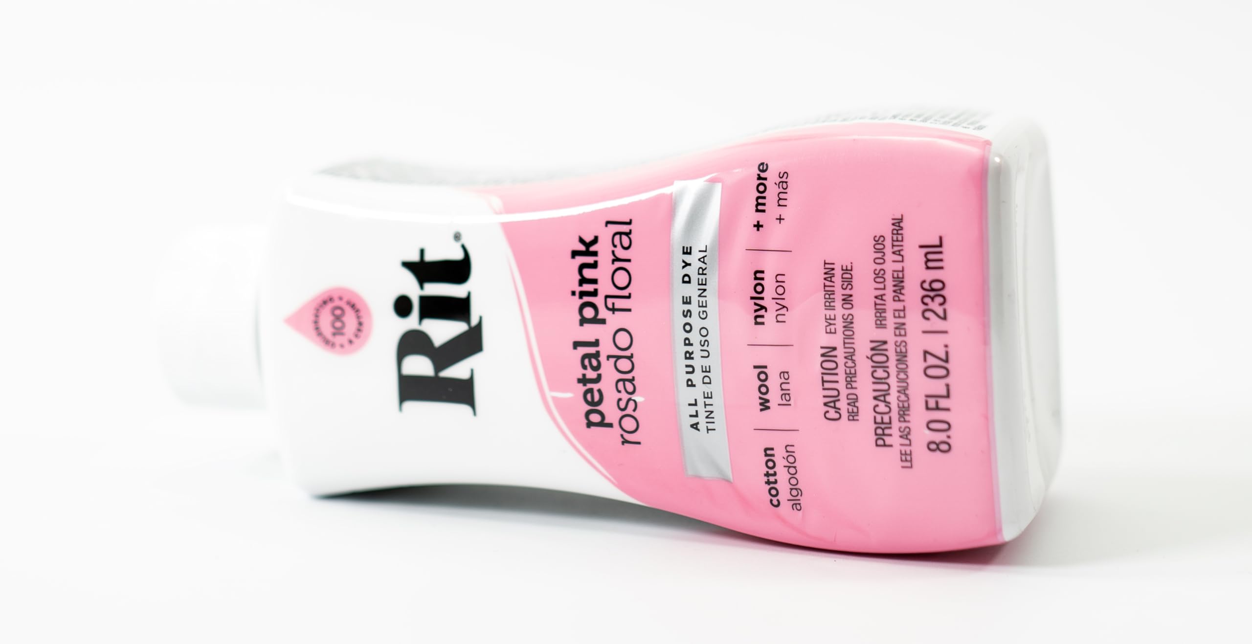 Mouldmaster Rit All-Purpose Liquid Dye - 236ml Petal Pink | Non-Toxic Fabric Dye 6