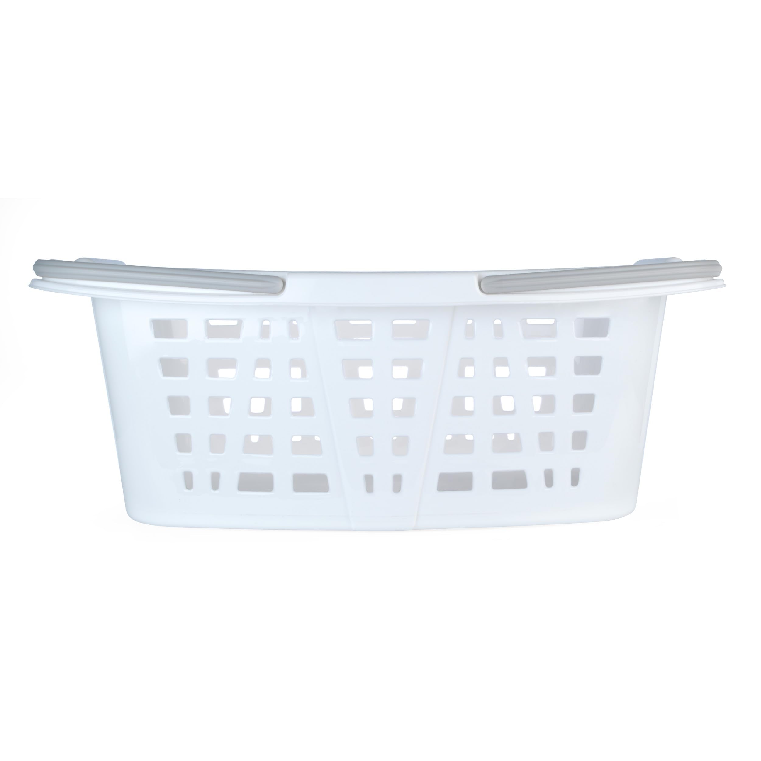 Beldray Stackable Laundry Baskets - Set of 2, 26L Capacity Each, Pink & White | Nesting Design 4