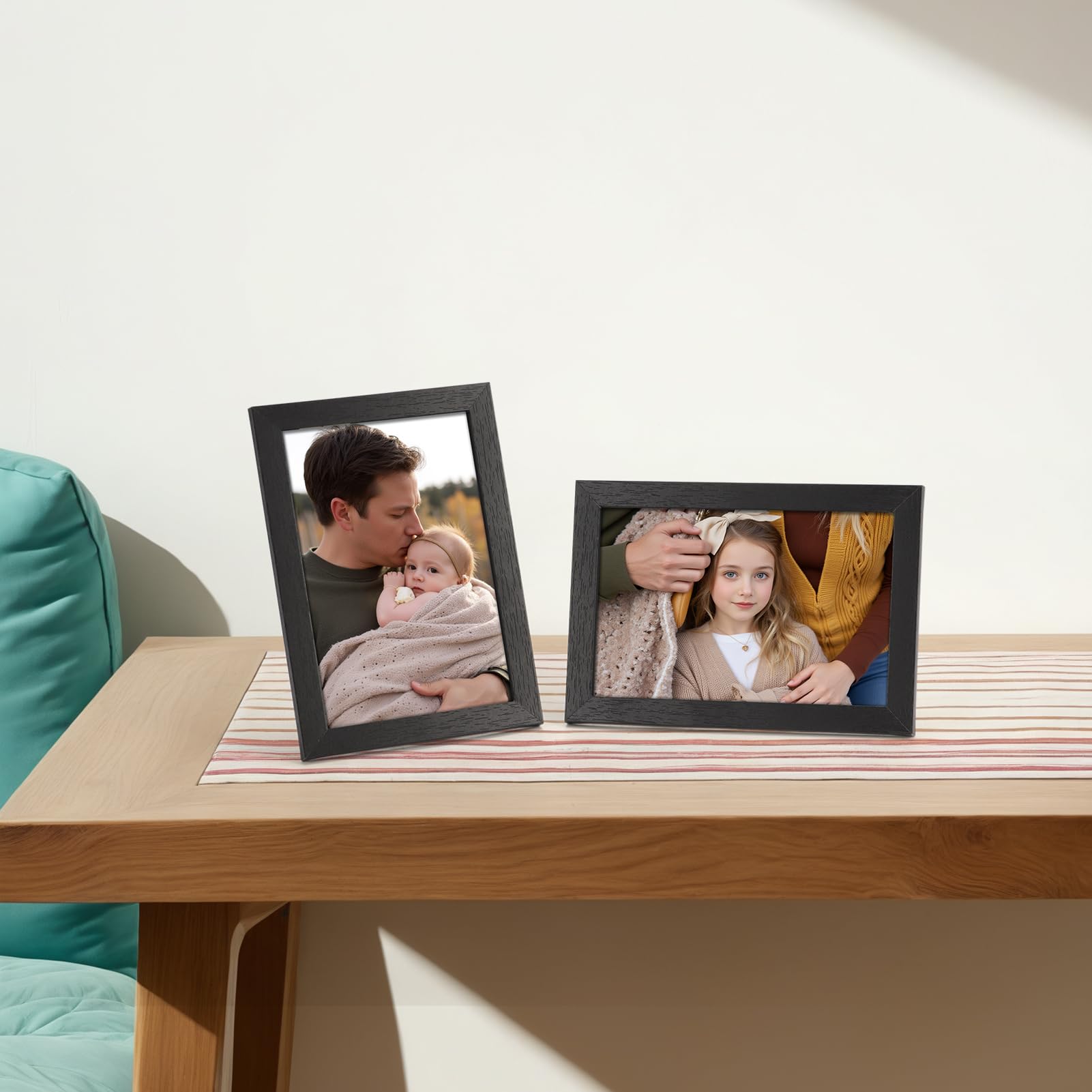 Ditwis 6x4 Photo Frames Black Set of 12, Classic Multiple Picture Frames for Wall Collage & Tabletop Display 3
