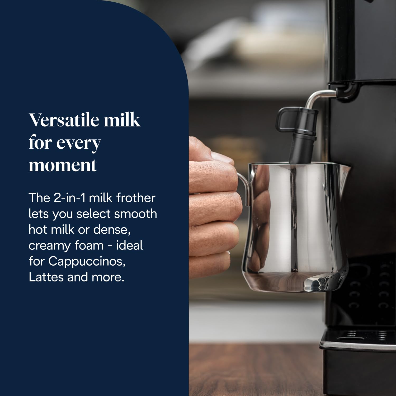 De'Longhi Magnifica S Bean-to-Cup Coffee Machine - ECAM22.110.B | Integrated Grinder | Milk Frother 7