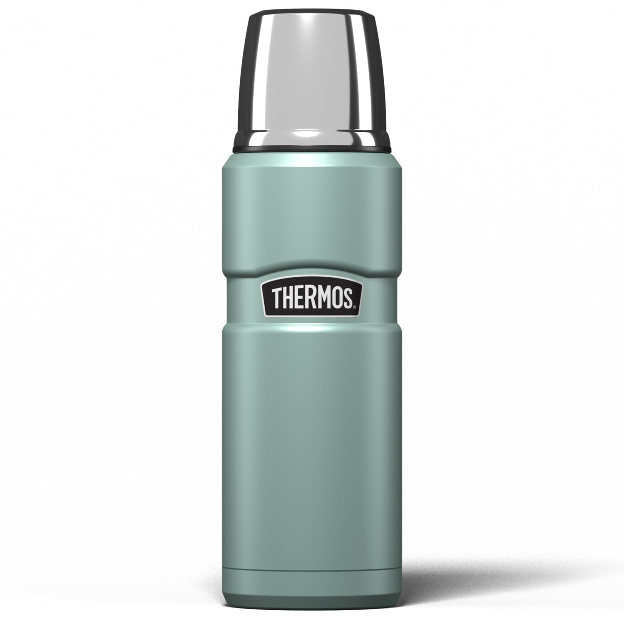 Thermos Stainless Steel Drink Flask 470ml Duck Egg | Vacuum Insulated | Keeps Hot 18 Hrs, Cold 24 Hrs